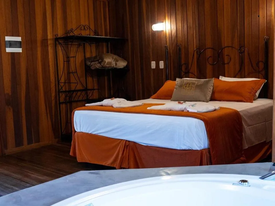 Bed in Hotel Cabanas Glamour
