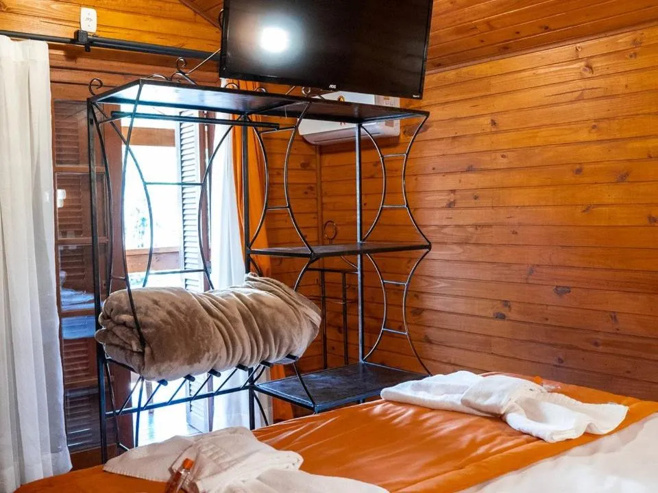 Bed in Hotel Cabanas Glamour