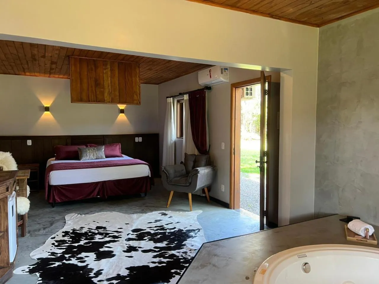 Bed in Hotel Cabanas Glamour