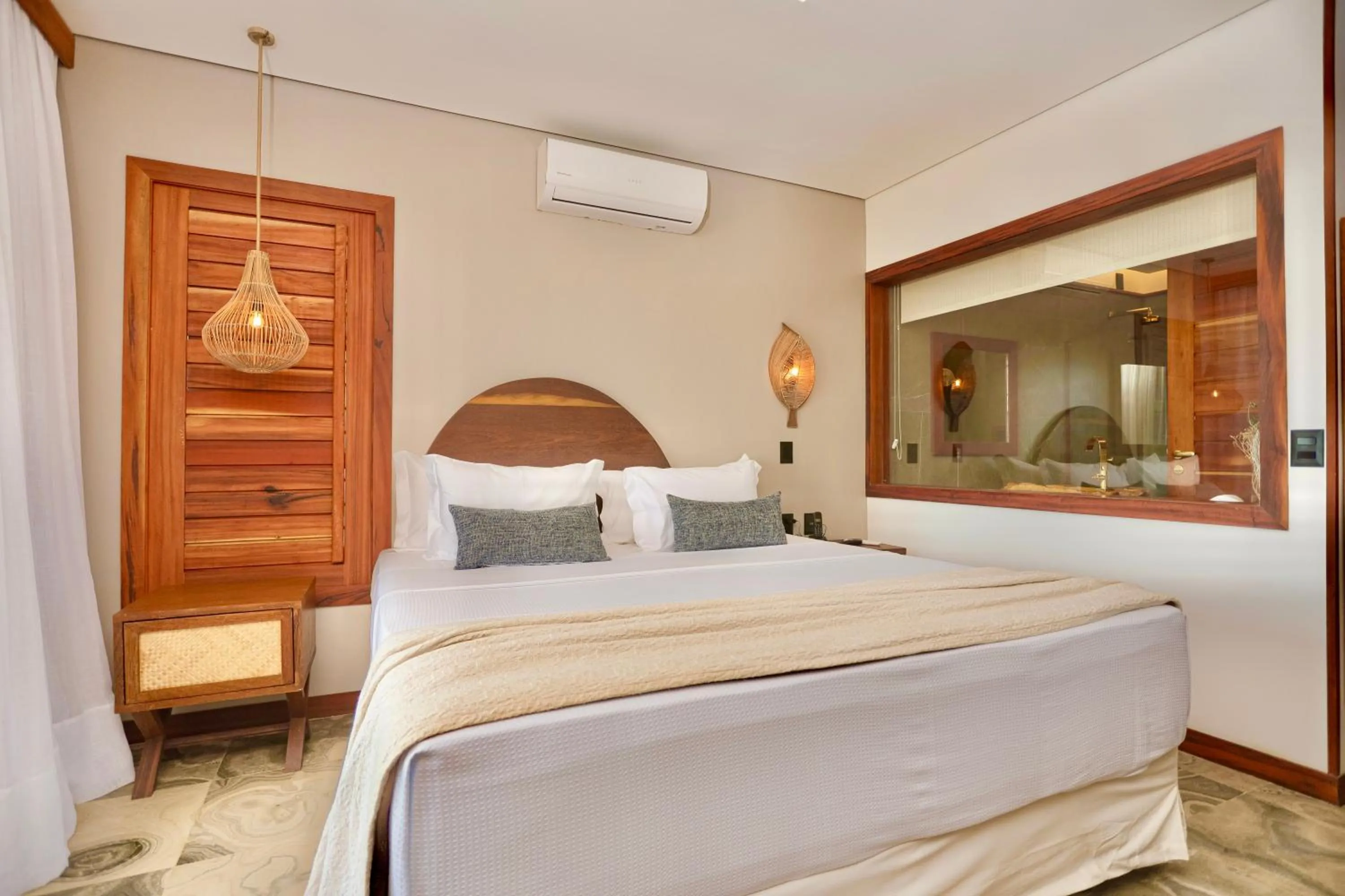 Bed in Carlore Hotel Taíba