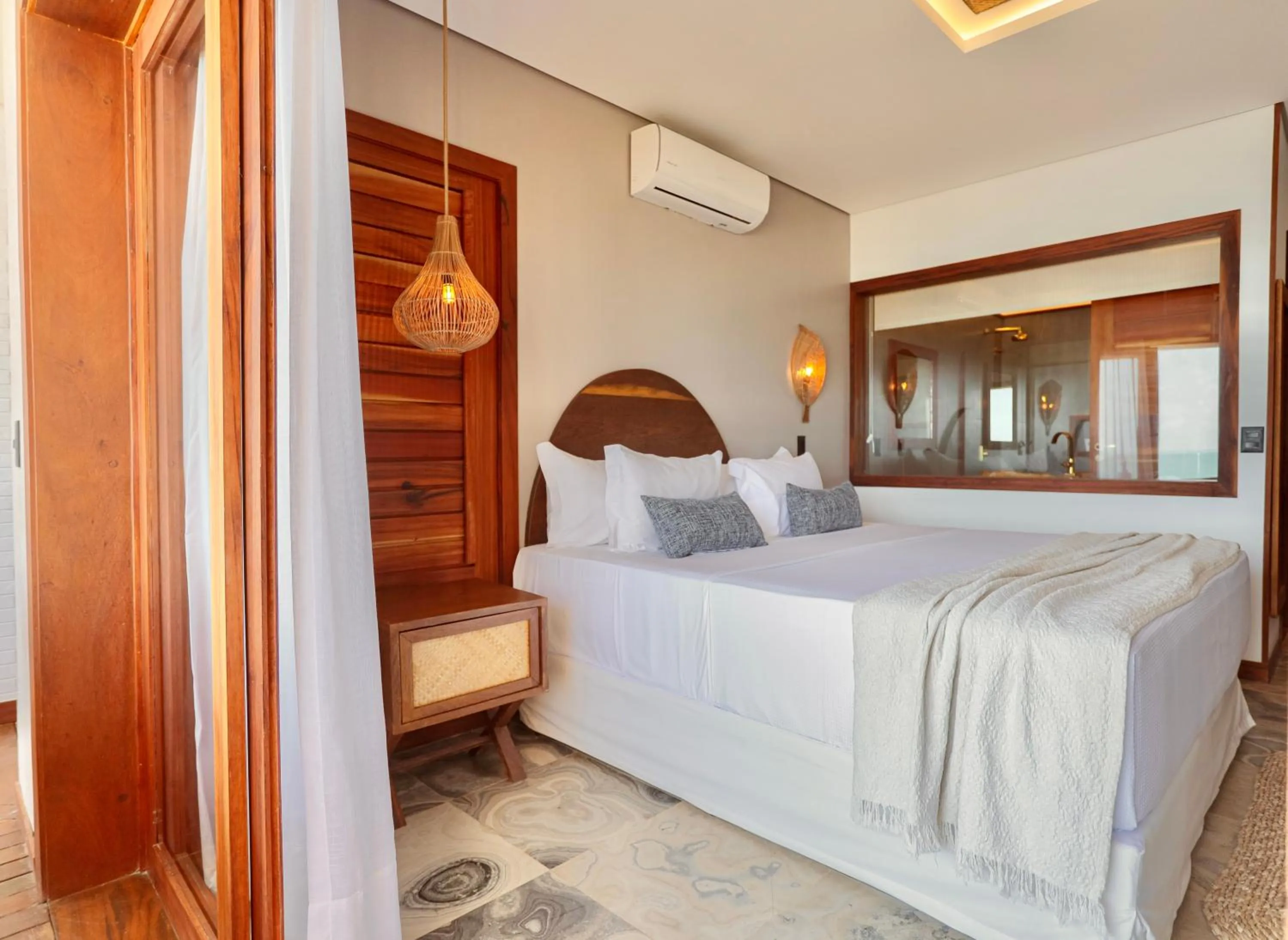 Bed in Carlore Hotel Taíba