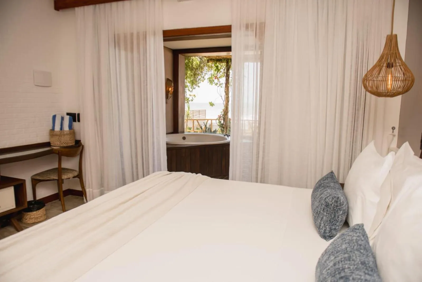 Bed in Carlore Hotel Taíba