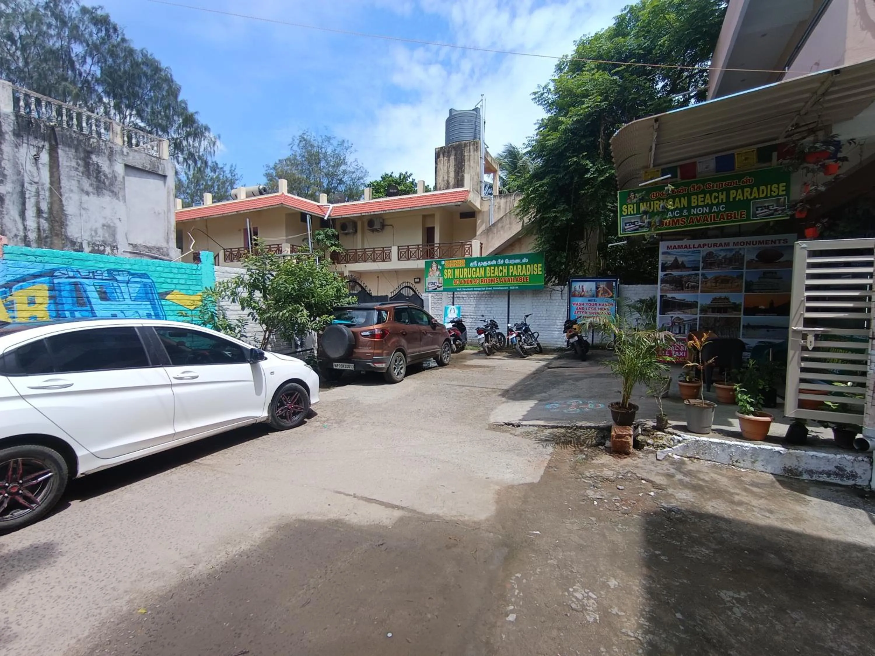 Parking in Sri Murugan Beach Paradise Hotel