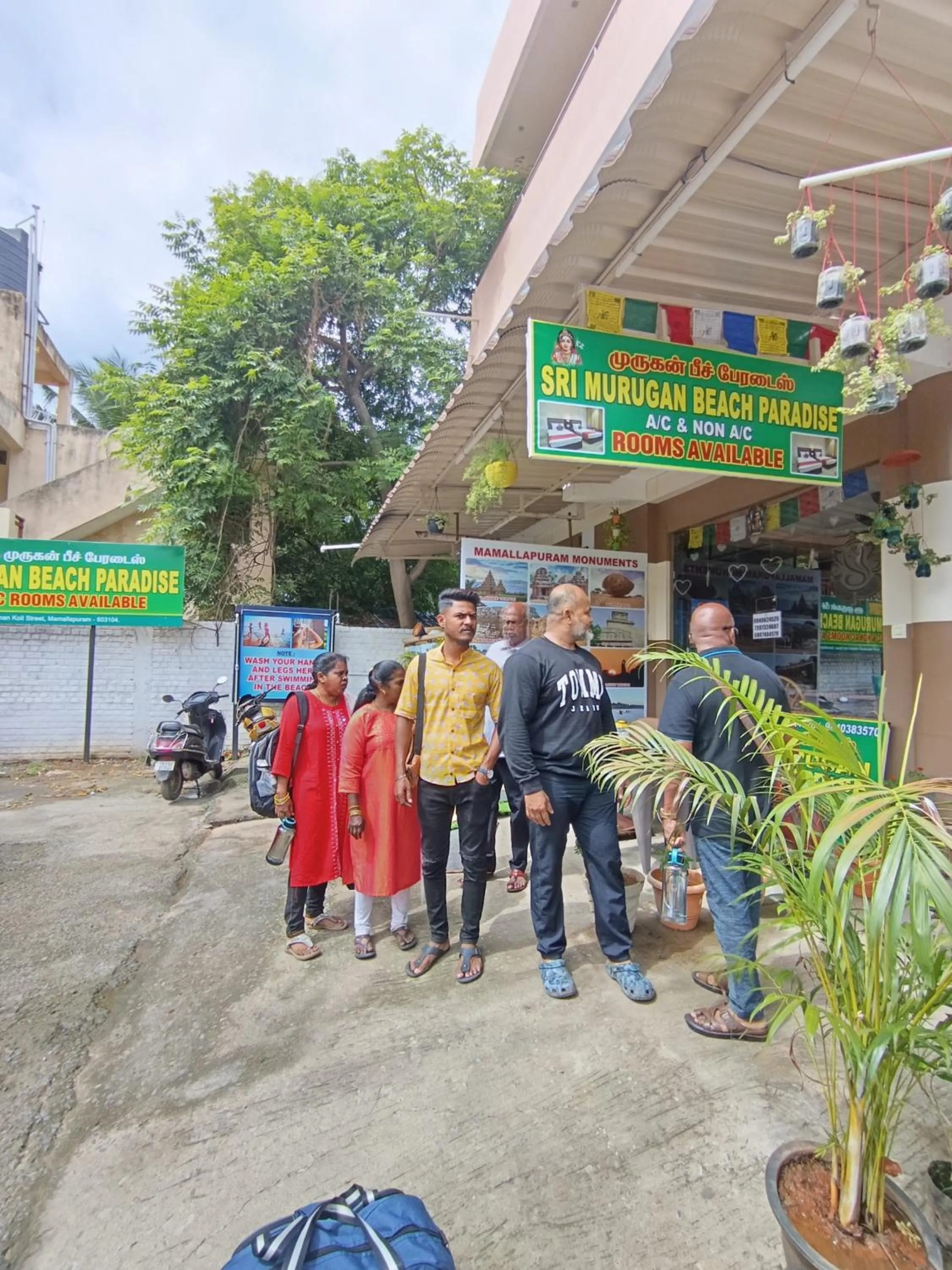 People in Sri Murugan Beach Paradise Hotel