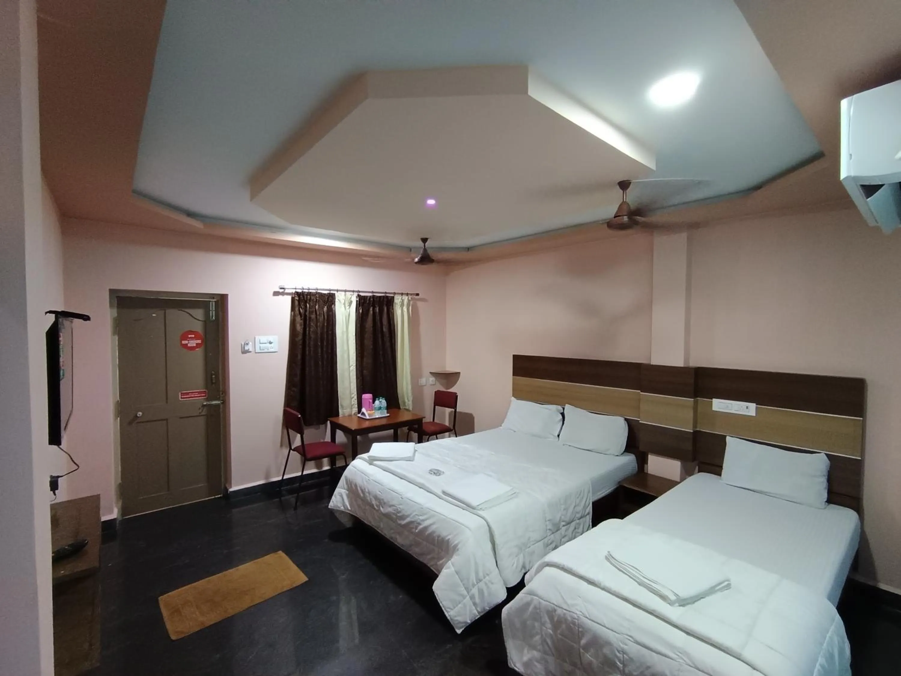 Beach, Bed in Sri Murugan Beach Paradise Hotel