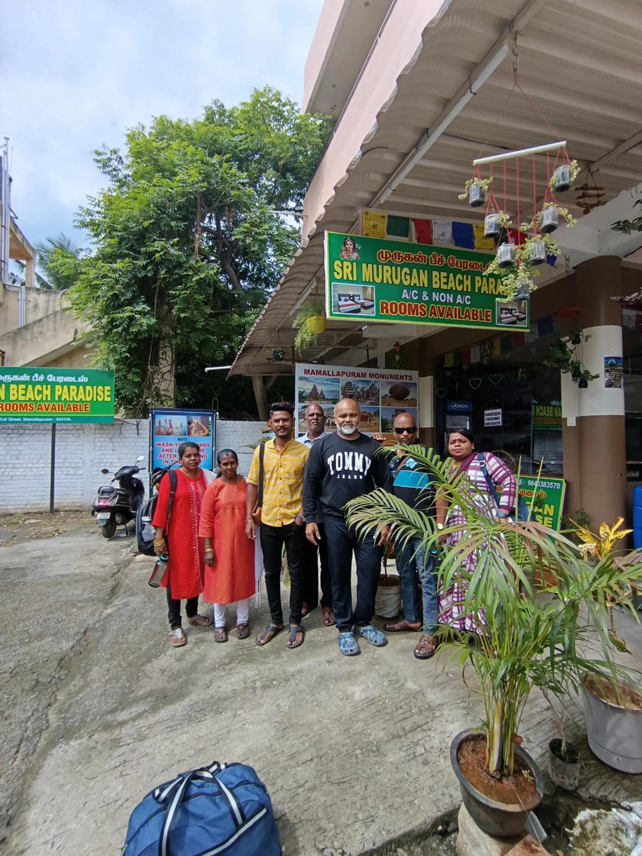 People in Sri Murugan Beach Paradise Hotel