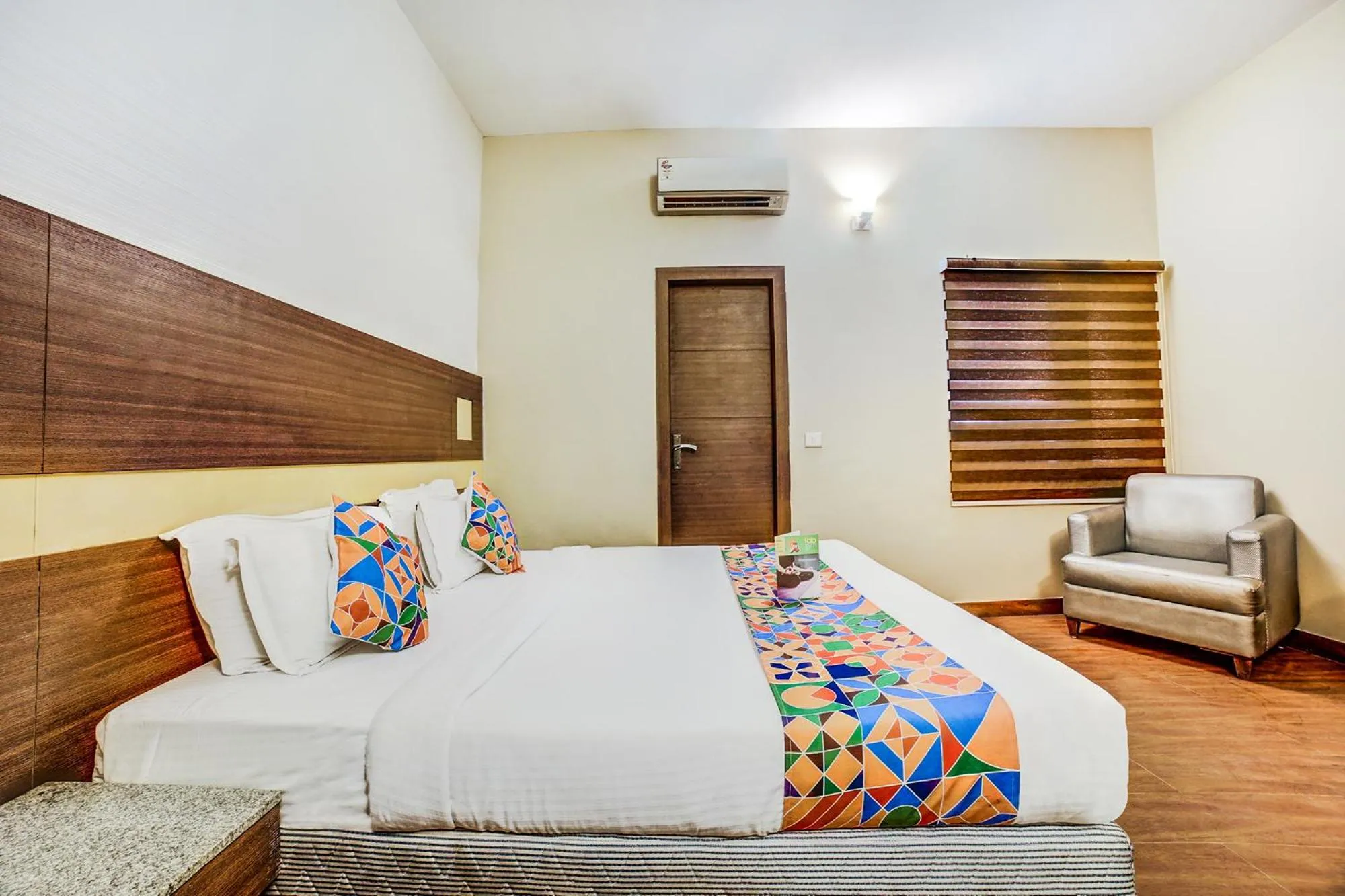 Bed in FabHotel Aqua