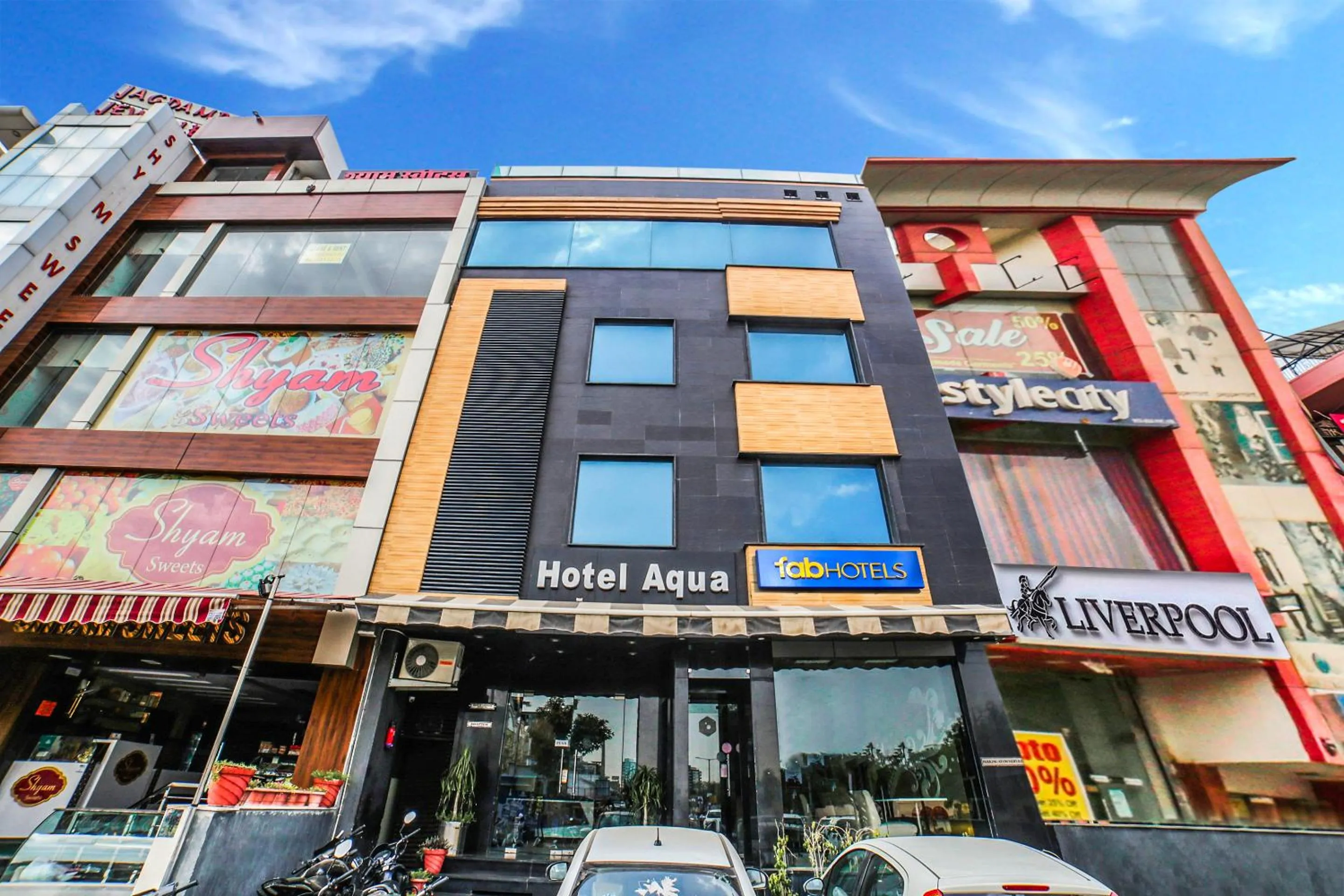 Property building in FabHotel Aqua