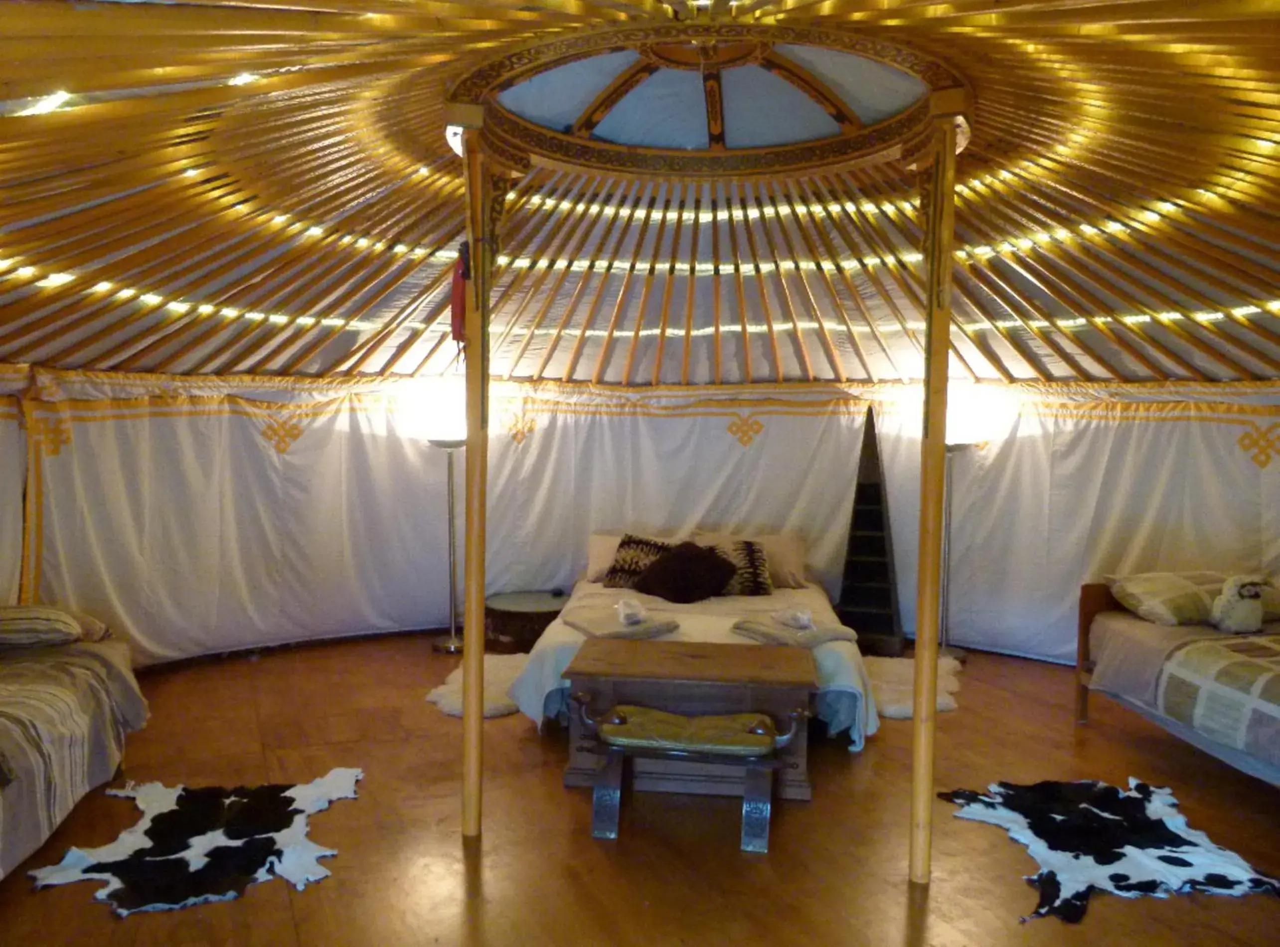 Bed in Wacky Stays - unique farm-stay glamping rentals, FREE animal feeding tours Bed in Wacky Stays - unique farm-stay glamping rentals, FREE animal feeding tours