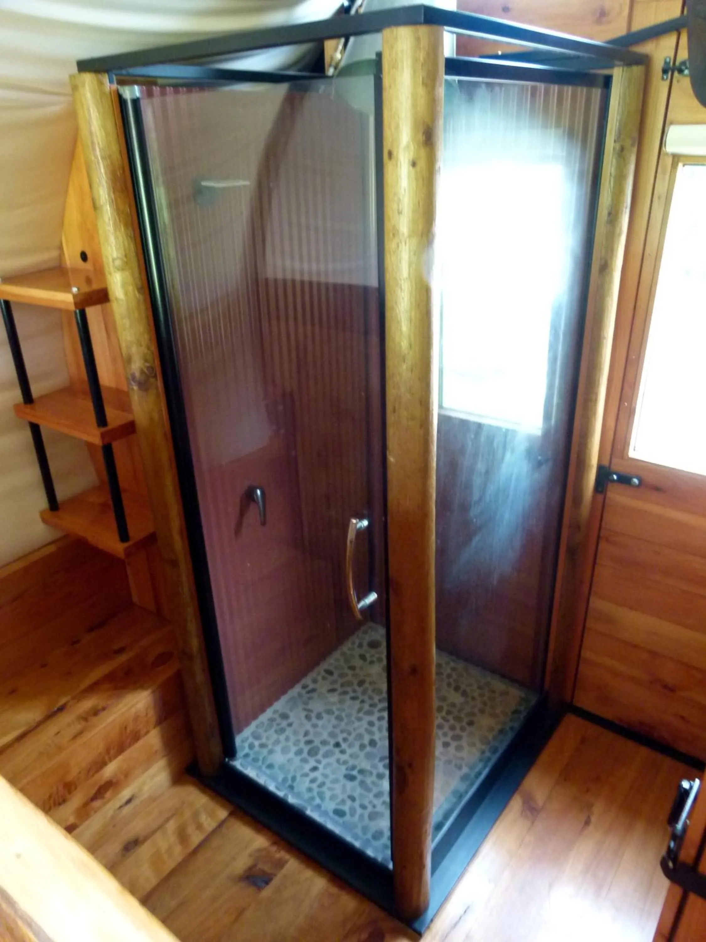 Bathroom in Wacky Stays - unique farm-stay glamping rentals, FREE animal feeding tours