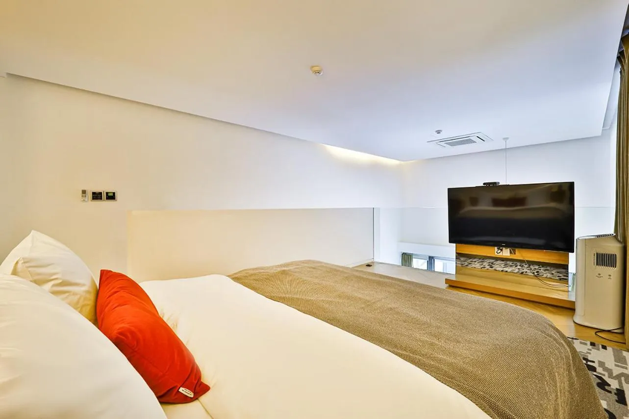 Bedroom, Bed in js 부티크 호텔 동탄