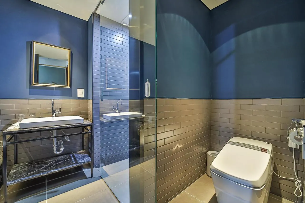 Bathroom in js 부티크 호텔 동탄