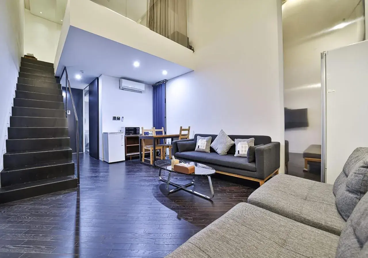 Living room in js 부티크 호텔 동탄 Living room in js 부티크 호텔 동탄