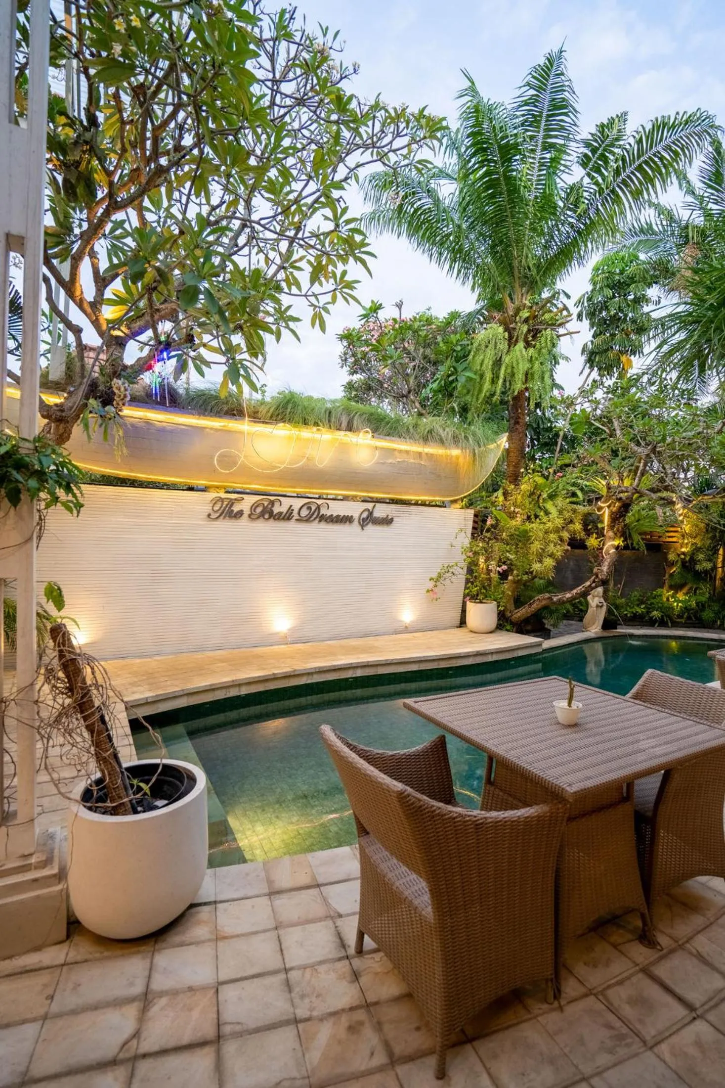 Swimming pool in The Bali Dream Suite Villa Seminyak