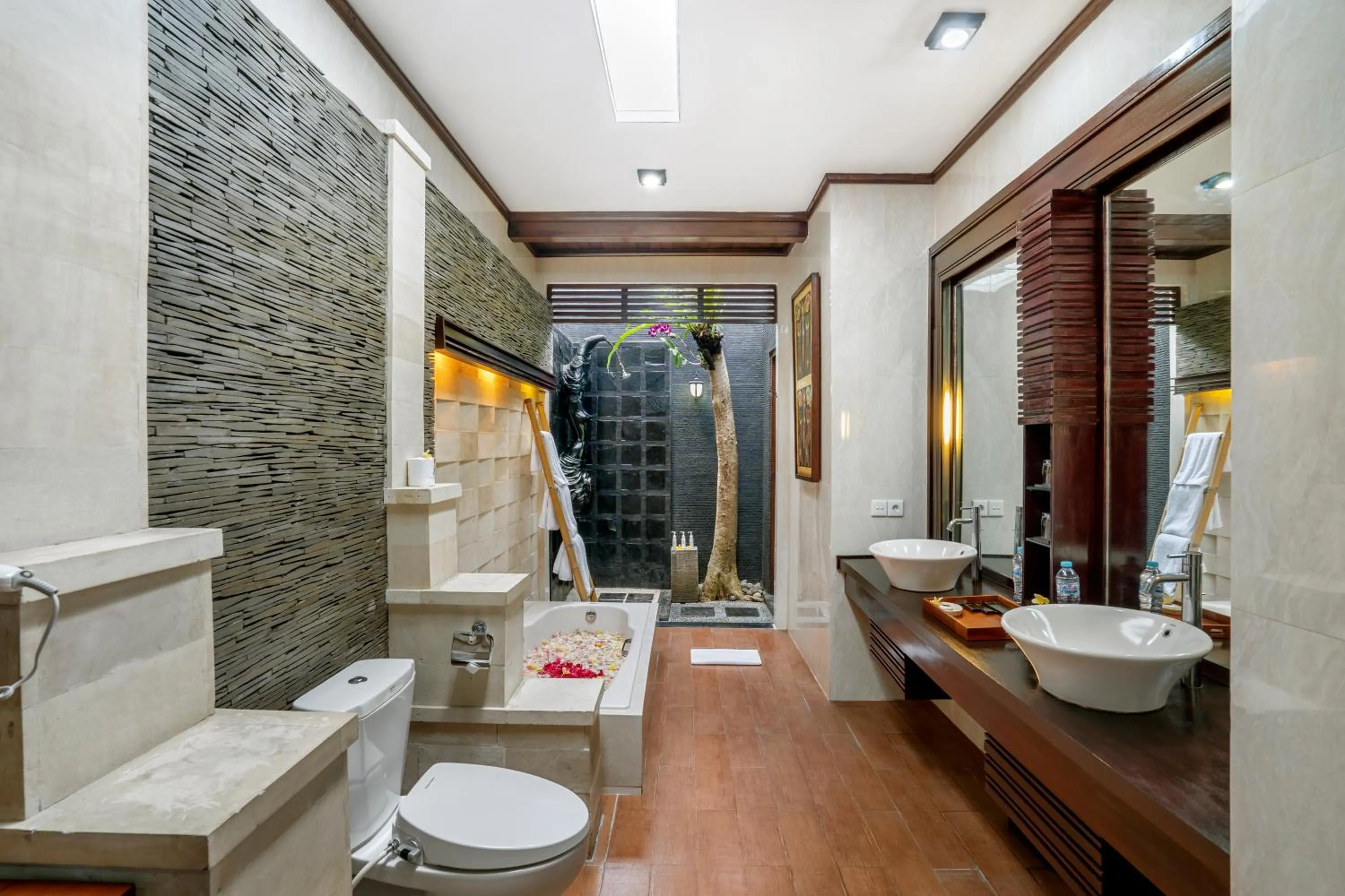 Shower in The Bali Dream Suite Villa Seminyak