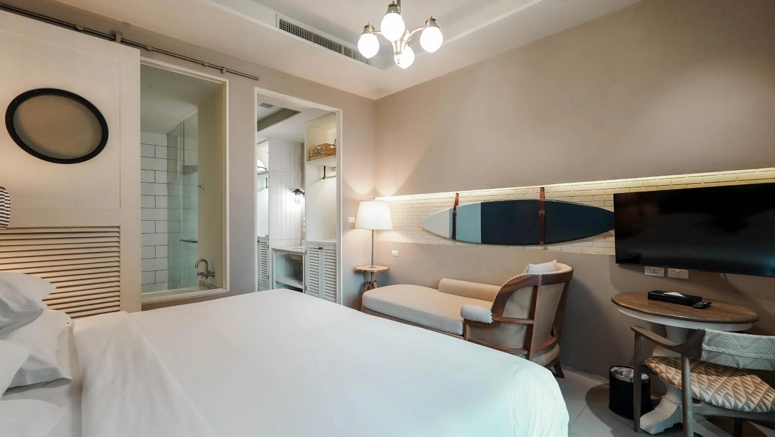 Bed in Sugar Marina Hotel-SURF-Kata Beach