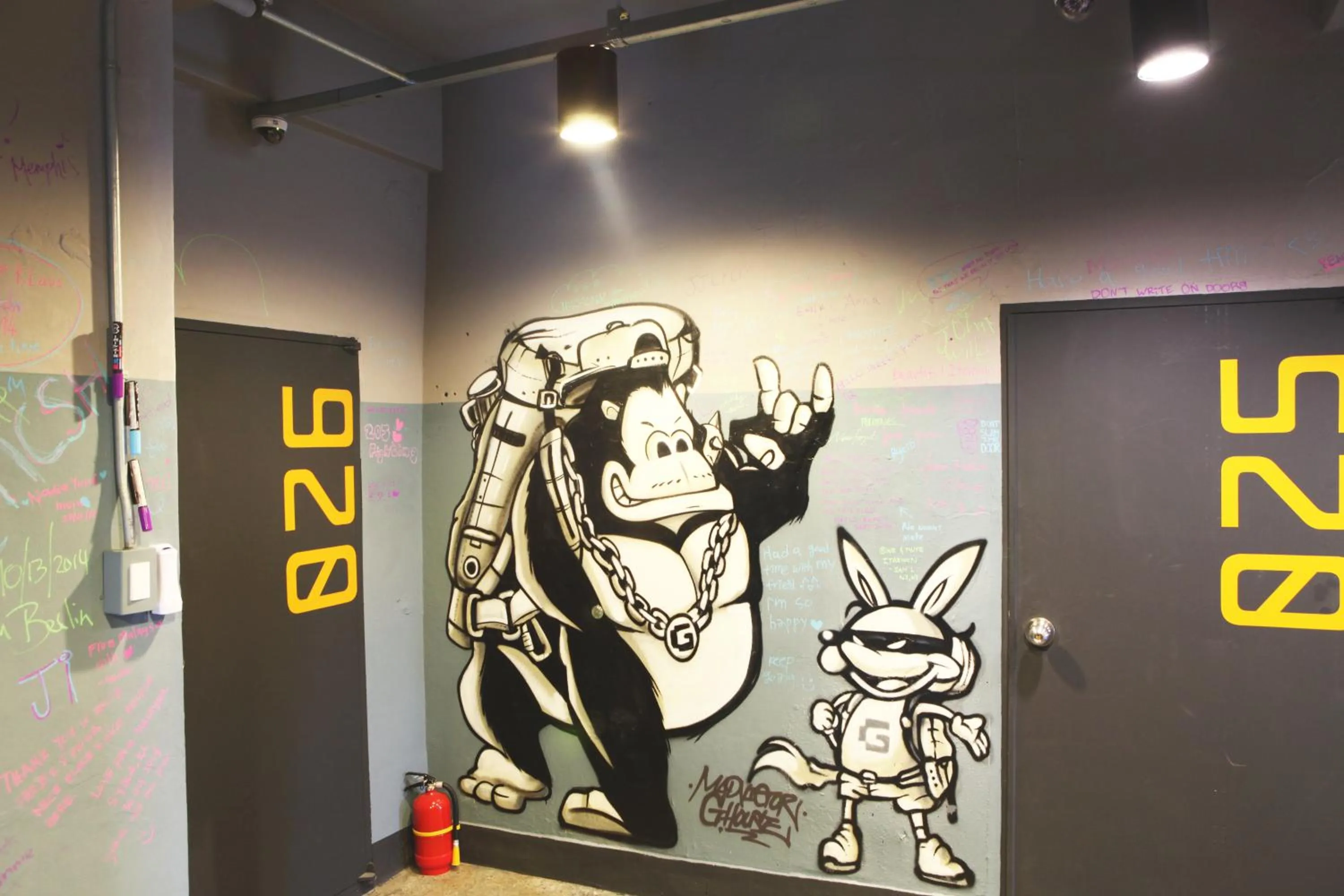 Decorative detail in G Guesthouse Itaewon In Seoul