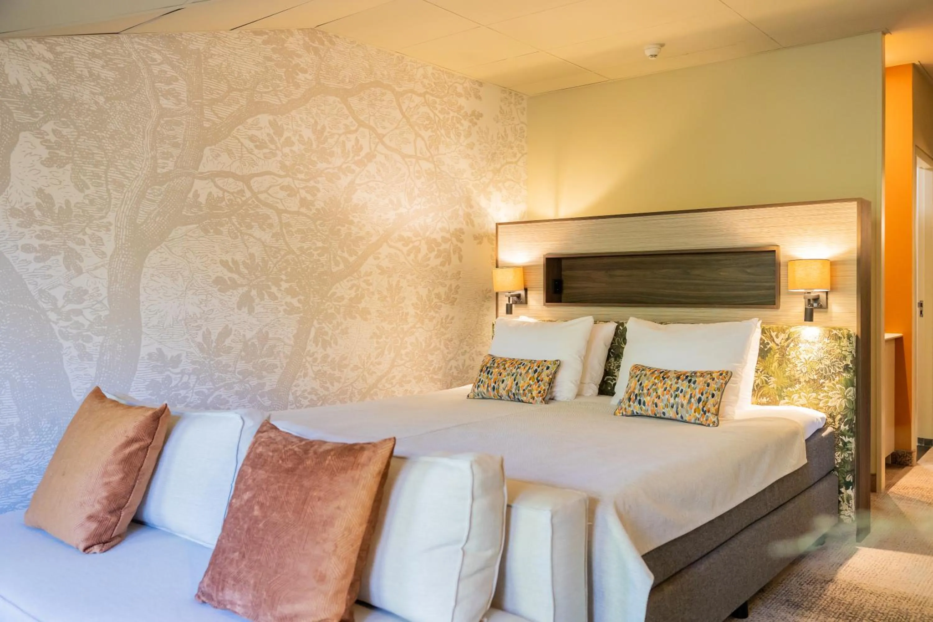 Bed in Parkhotel Tjaarda