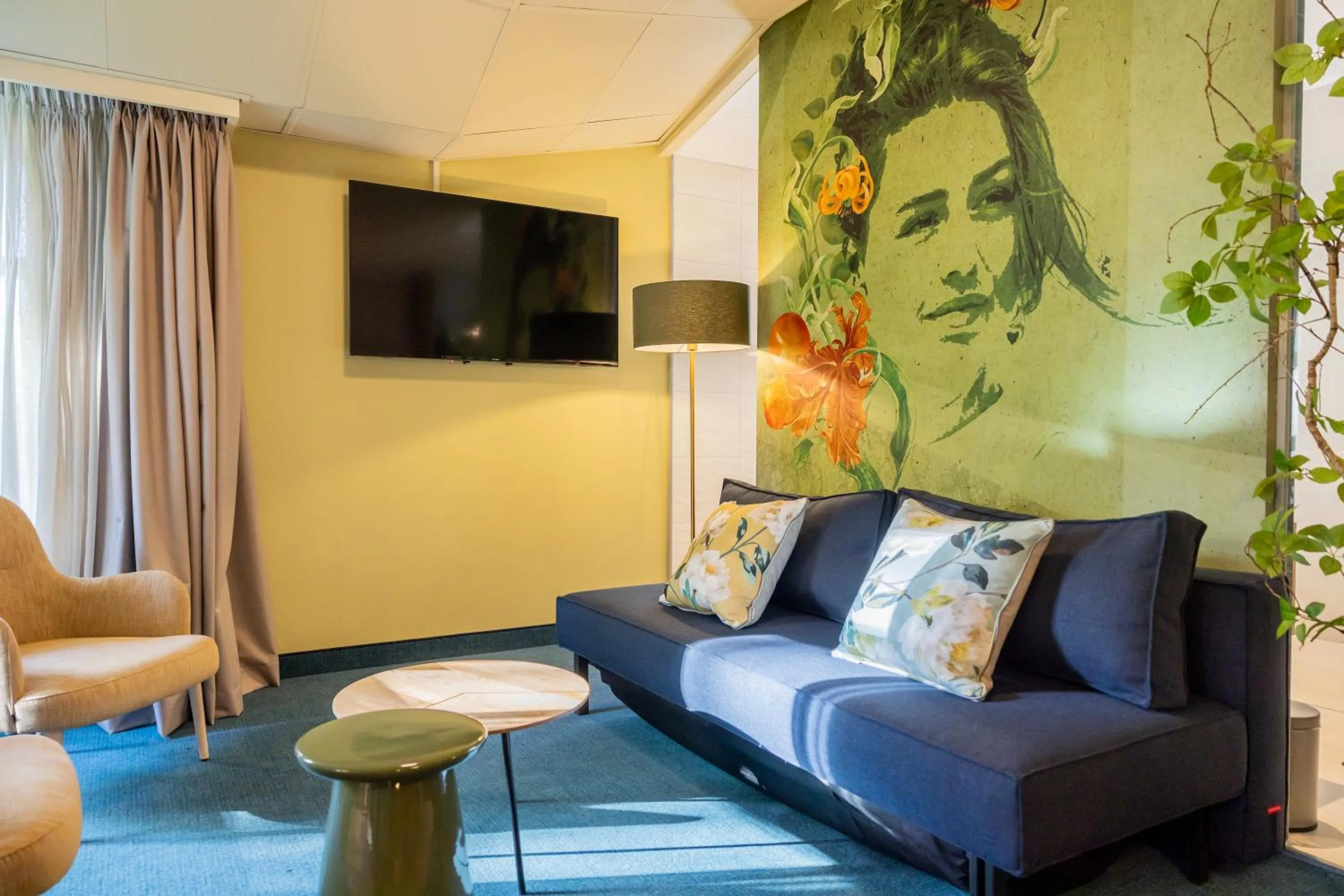 Seating area in Parkhotel Tjaarda