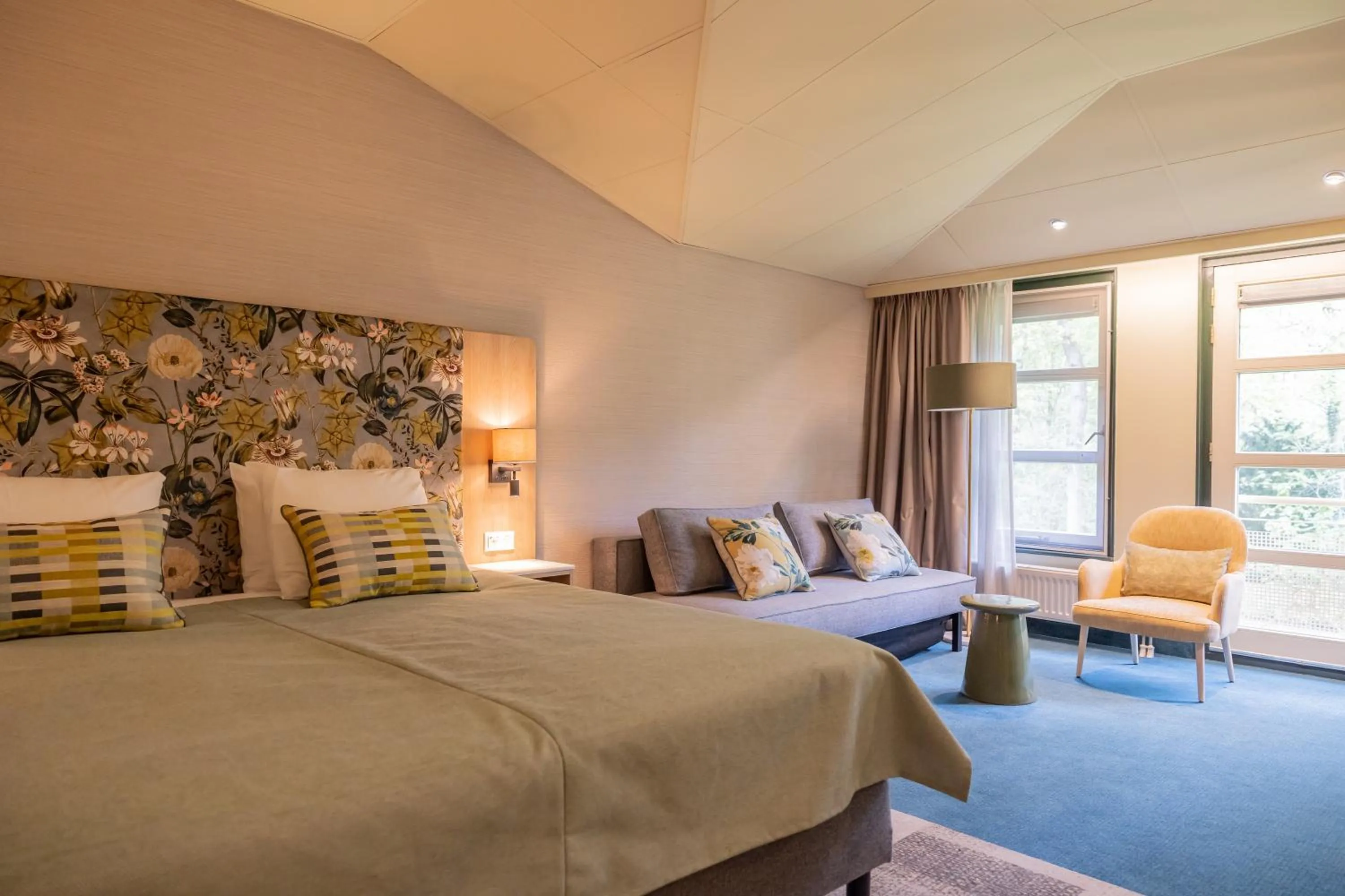 Bedroom, Bed in Parkhotel Tjaarda