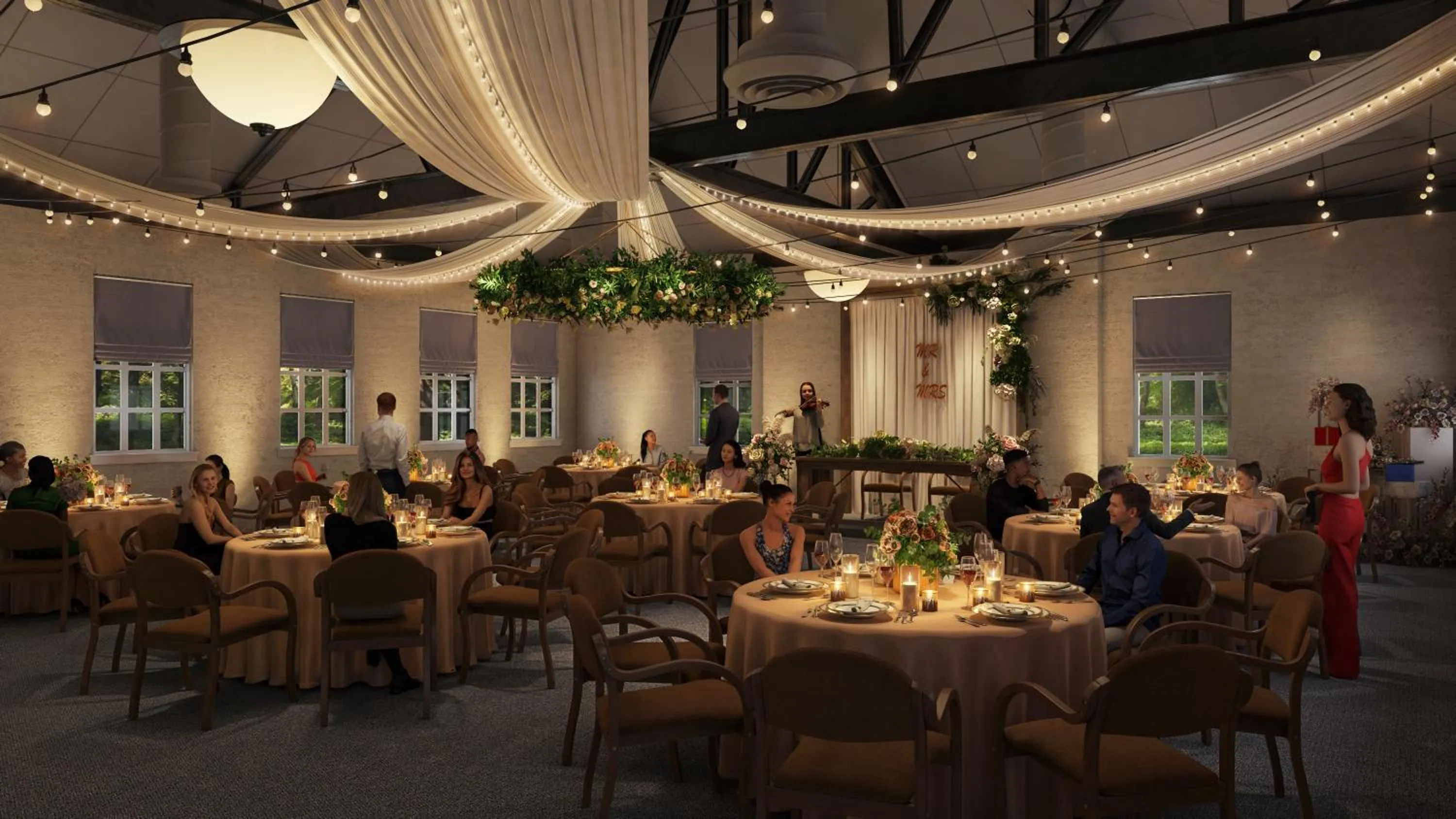 wedding in Lodge At Marconi