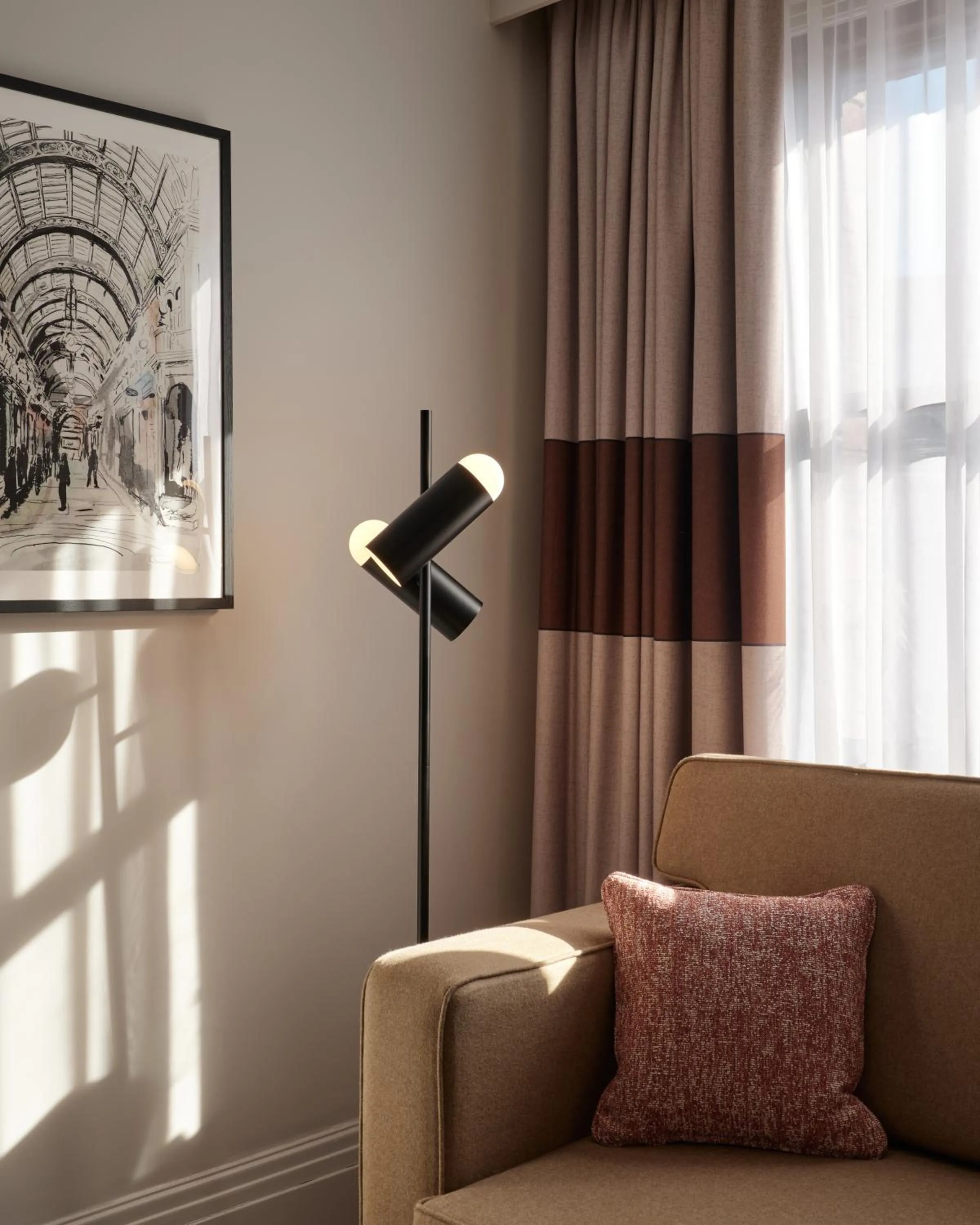 Bedroom in The Met Hotel Leeds - Newly Refurbished