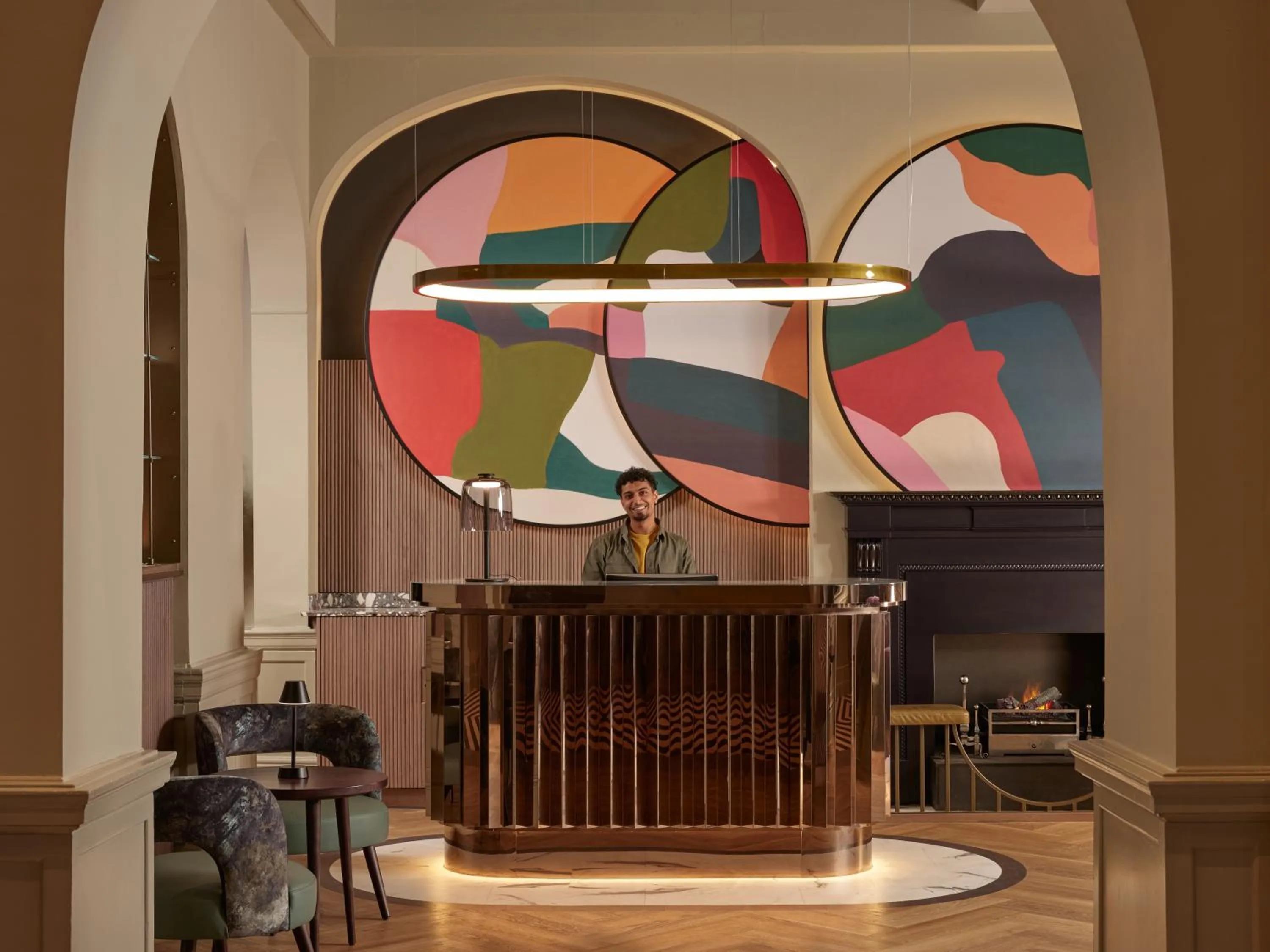 Lobby or reception in The Met Hotel Leeds - Newly Refurbished