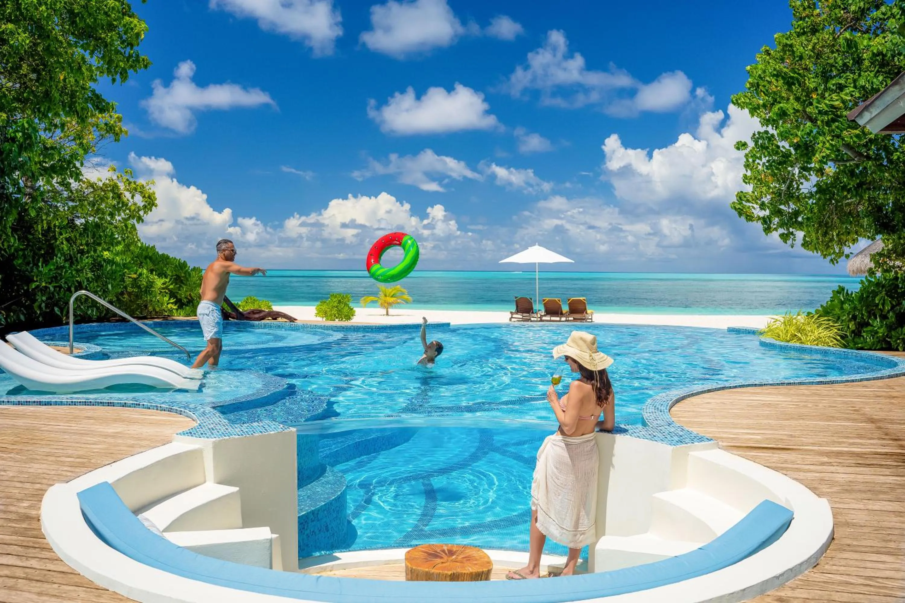 Pool view in Atmosphere Kanifushi - Premium All Inclusive with Free Transfers