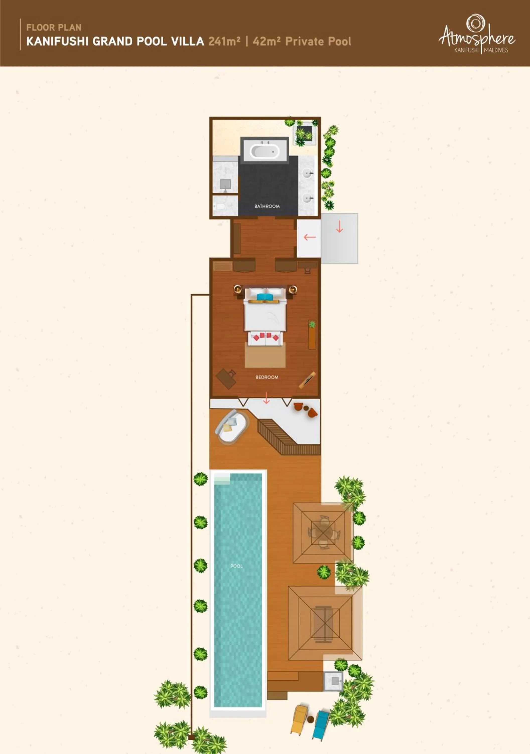 Floor plan in Atmosphere Kanifushi - Premium All Inclusive with Free Transfers