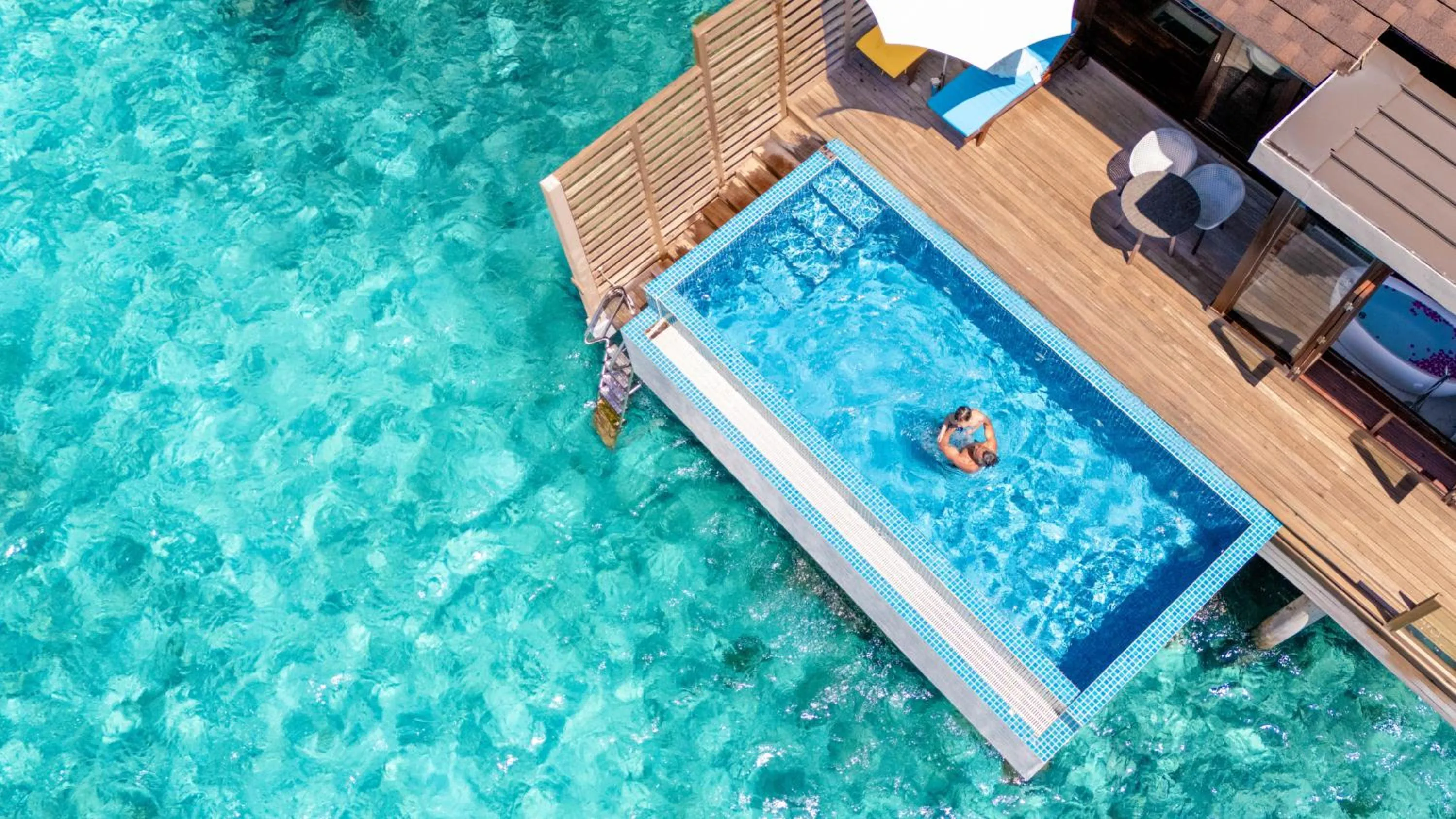 Pool view in Atmosphere Kanifushi - Premium All Inclusive with Free Transfers