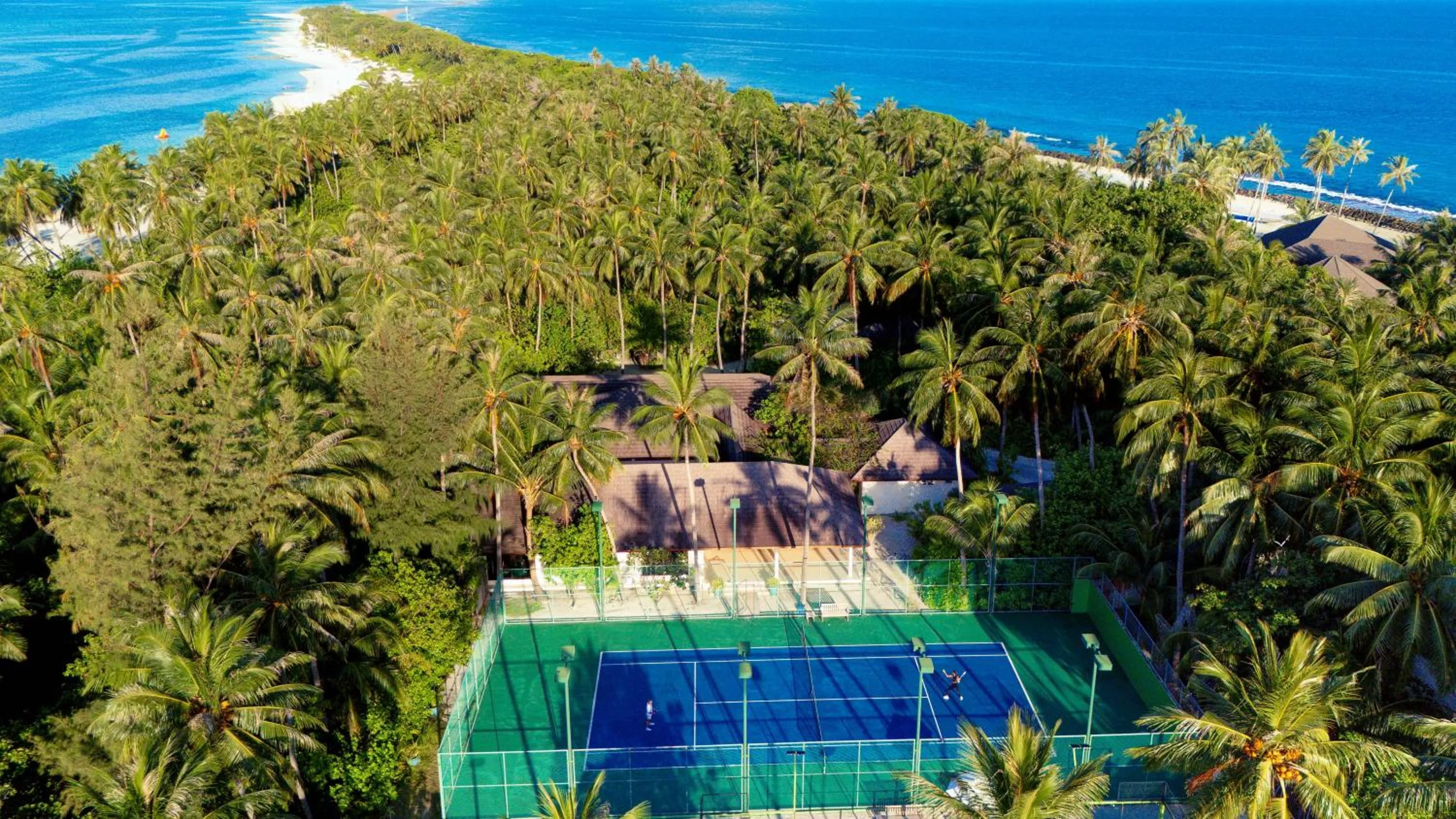 Tennis court in Atmosphere Kanifushi - Premium All Inclusive with Free Transfers