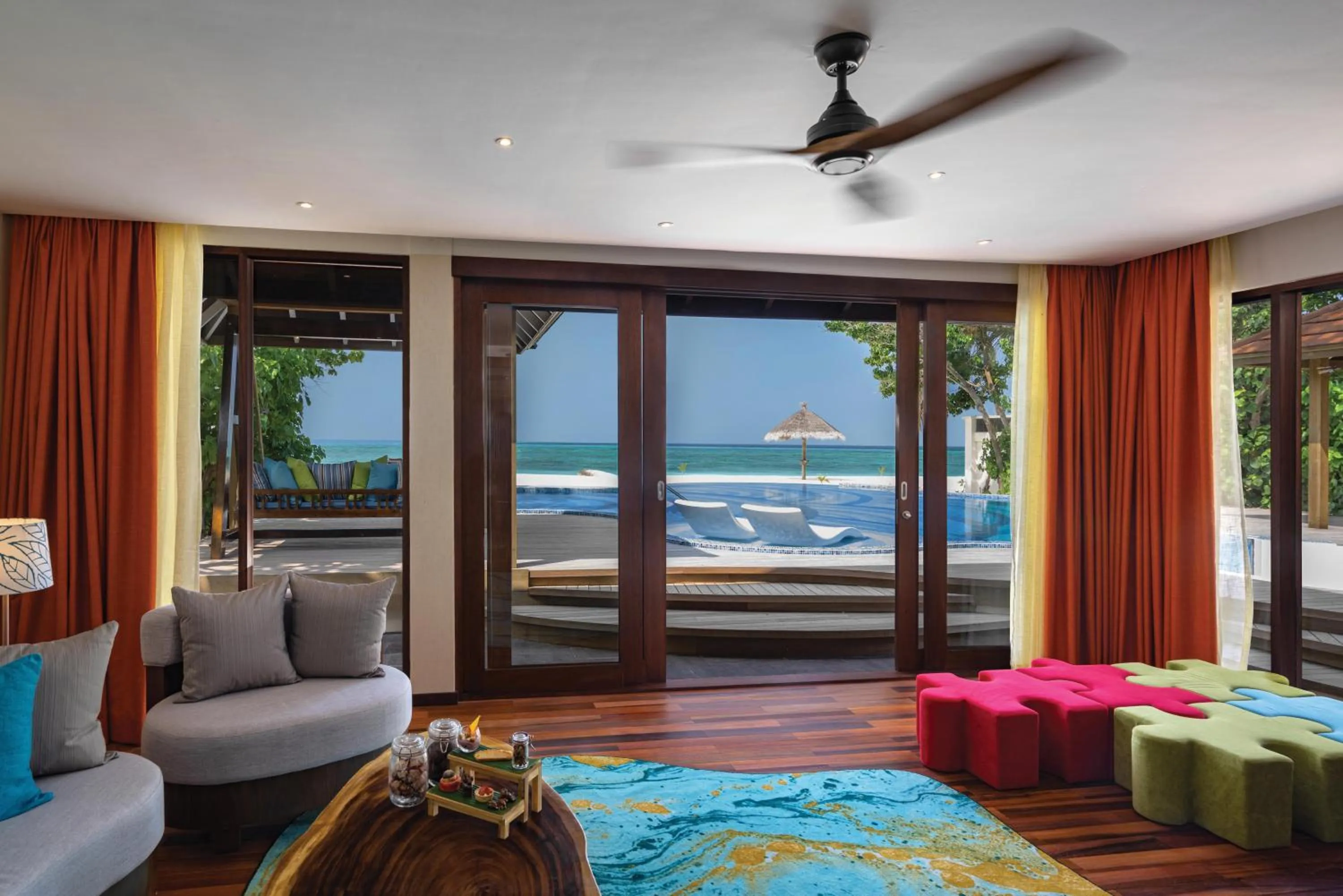 Living room in Atmosphere Kanifushi - Premium All Inclusive with Free Transfers