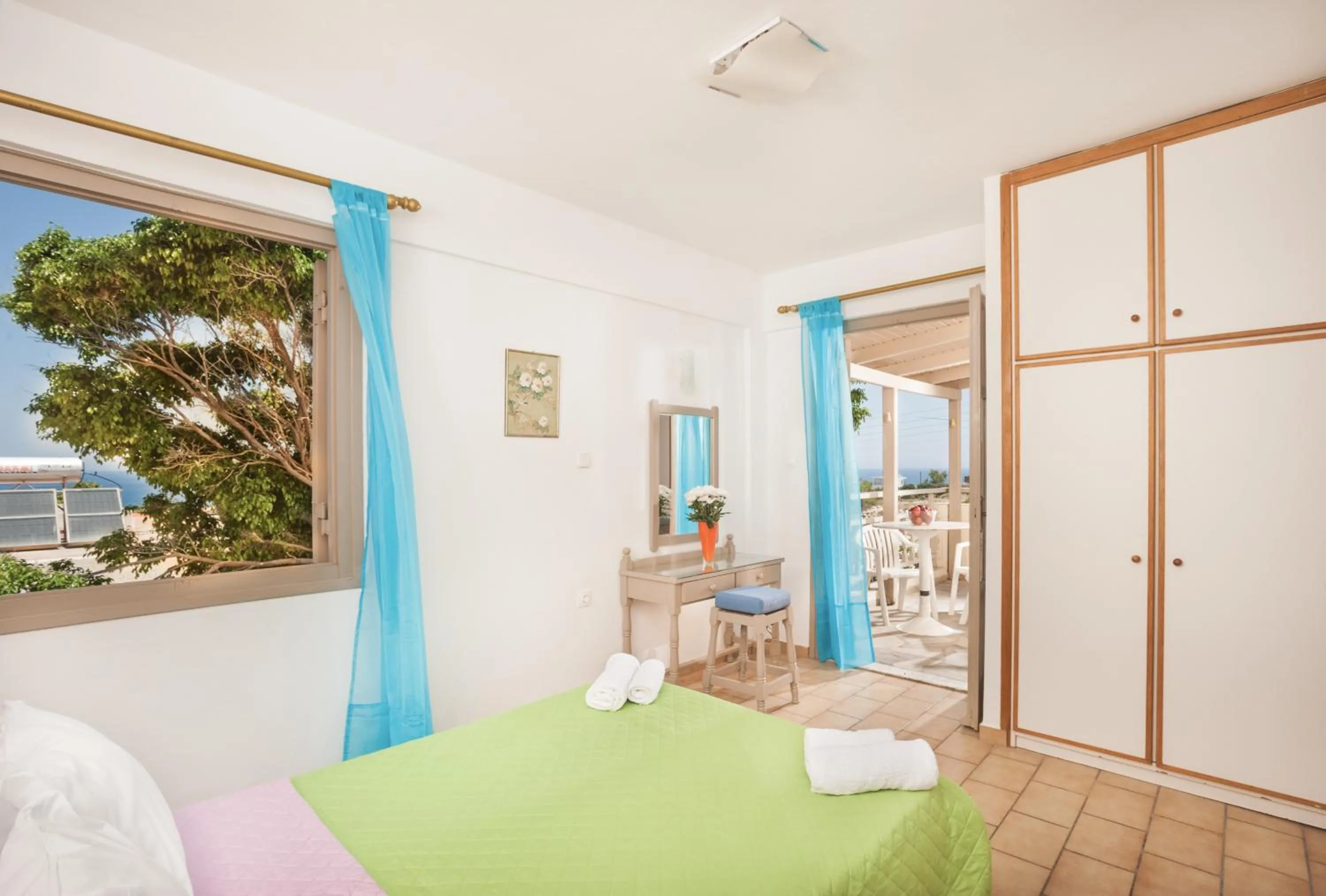 Bedroom in Panorama-Seaview Studios & Apartments