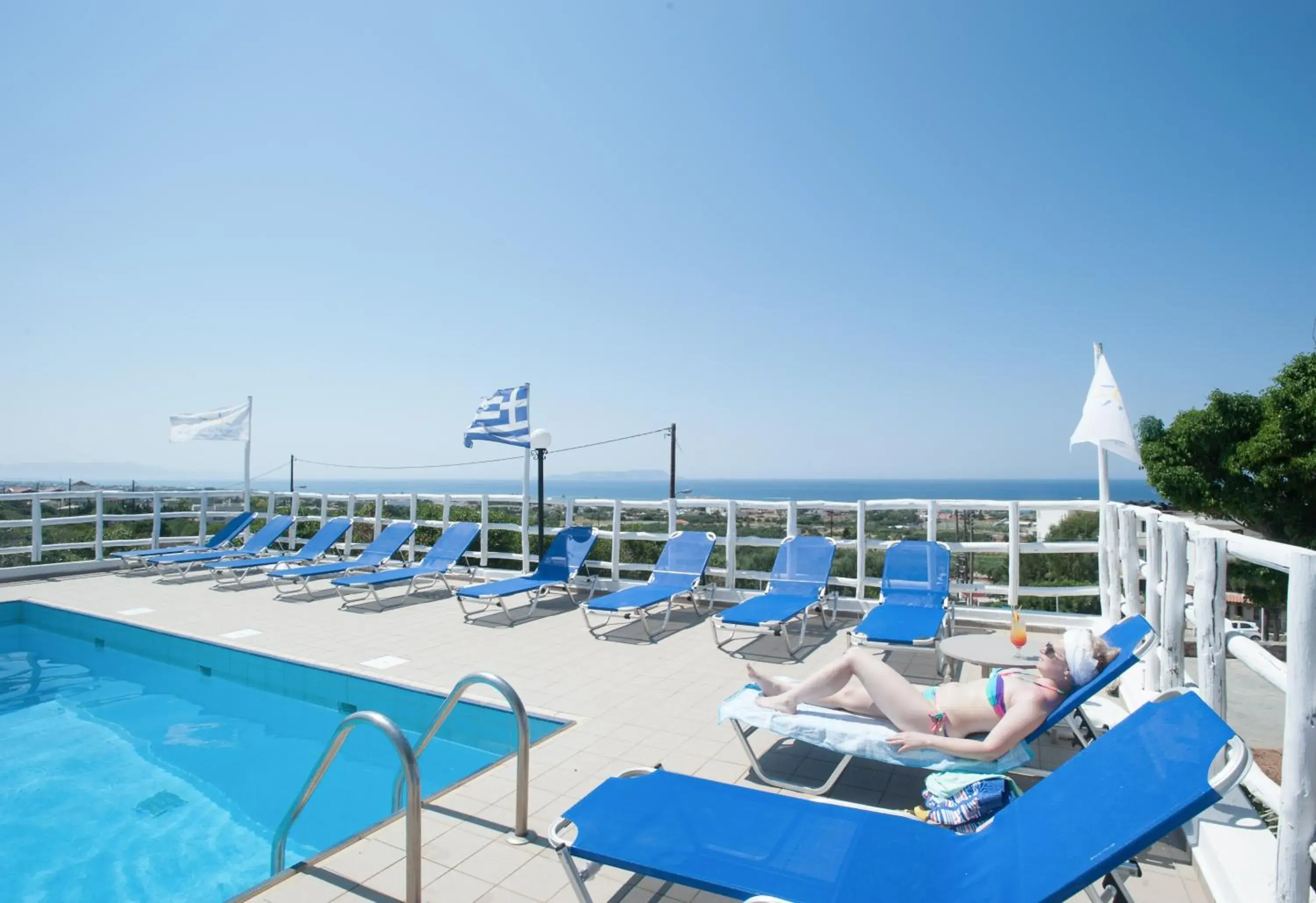 Swimming pool in Panorama-Seaview Studios & Apartments Swimming pool in Panorama-Seaview Studios & Apartments