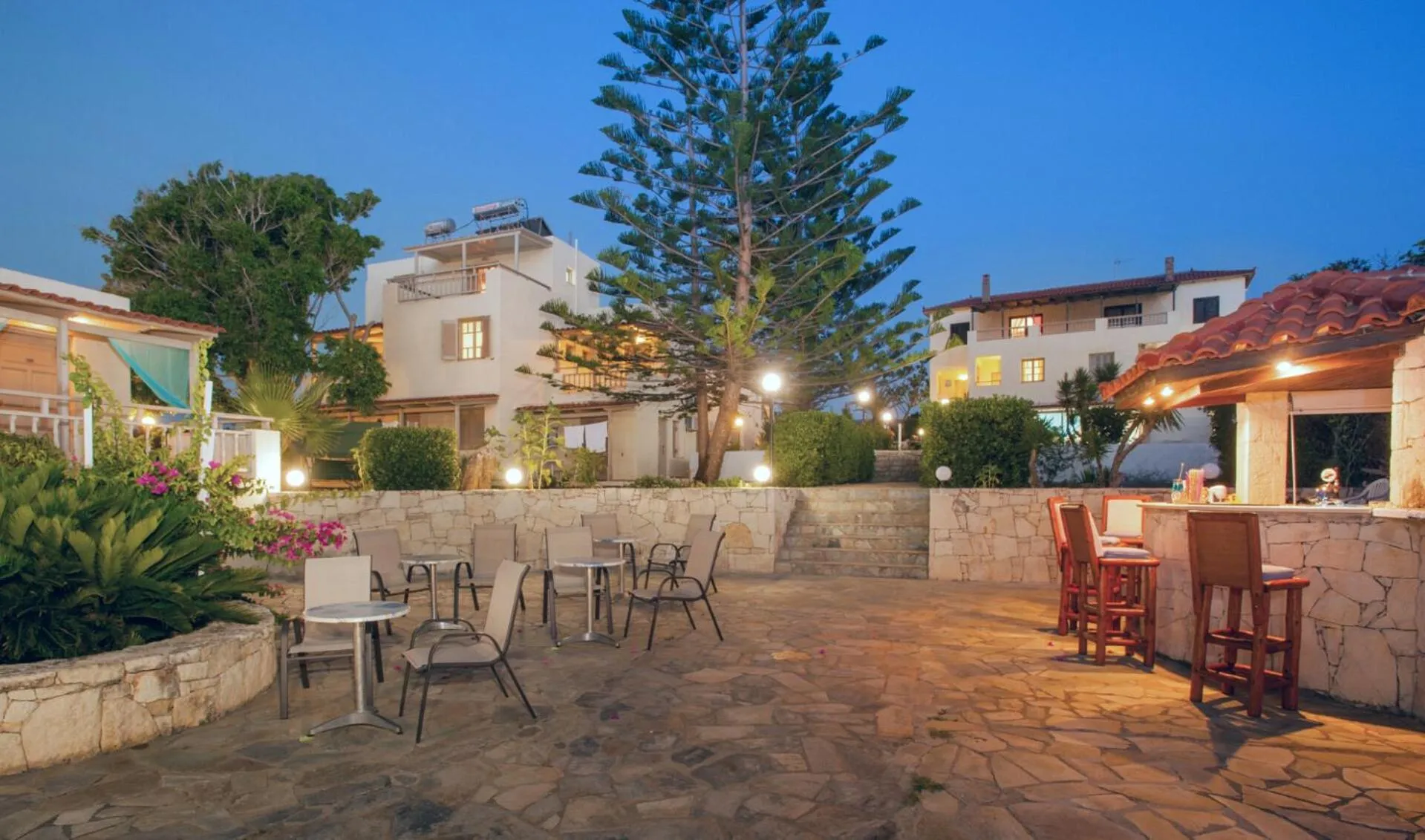 Lounge or bar in Panorama-Seaview Studios & Apartments