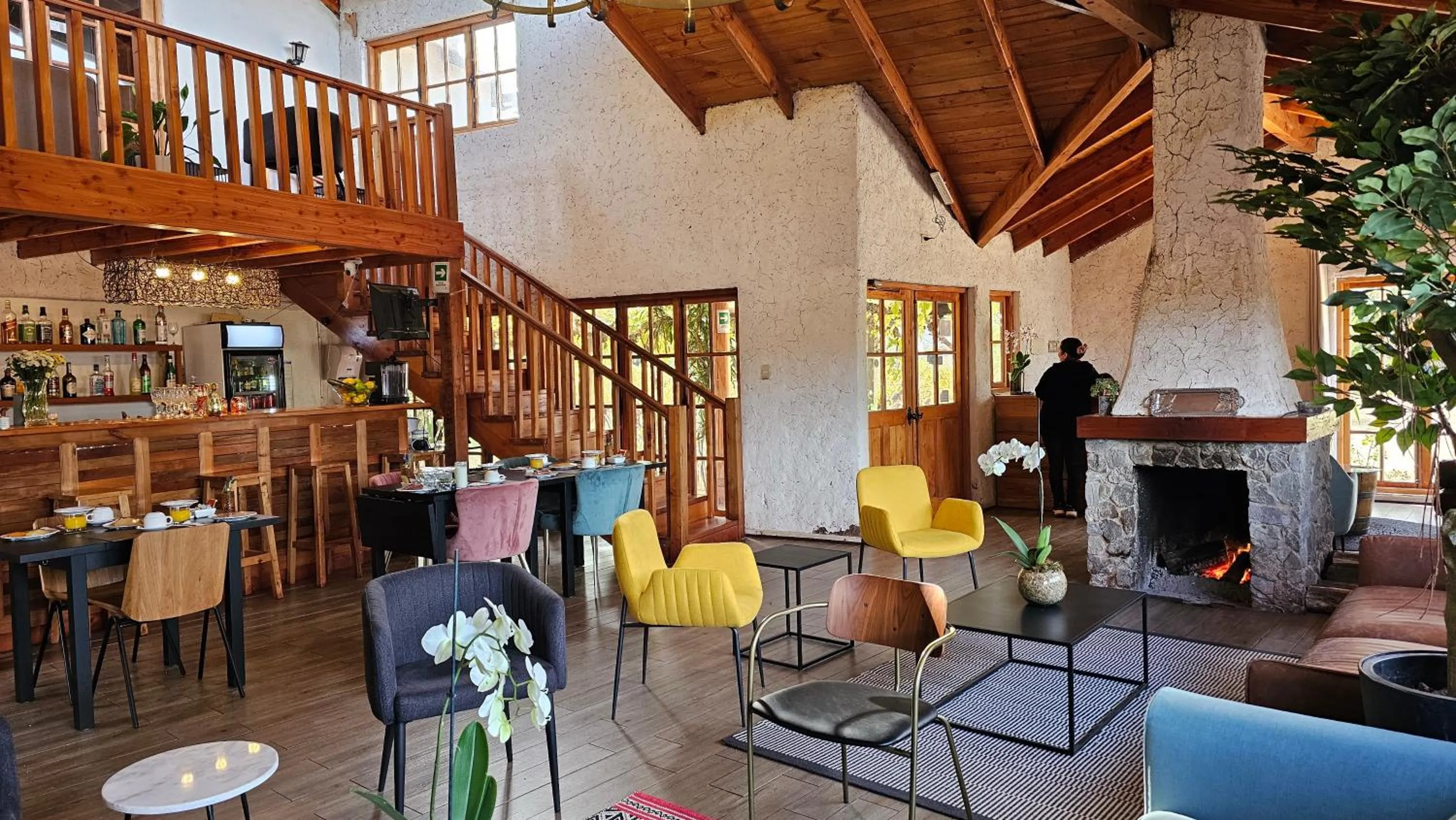 Lobby or reception in Hotel Parronales