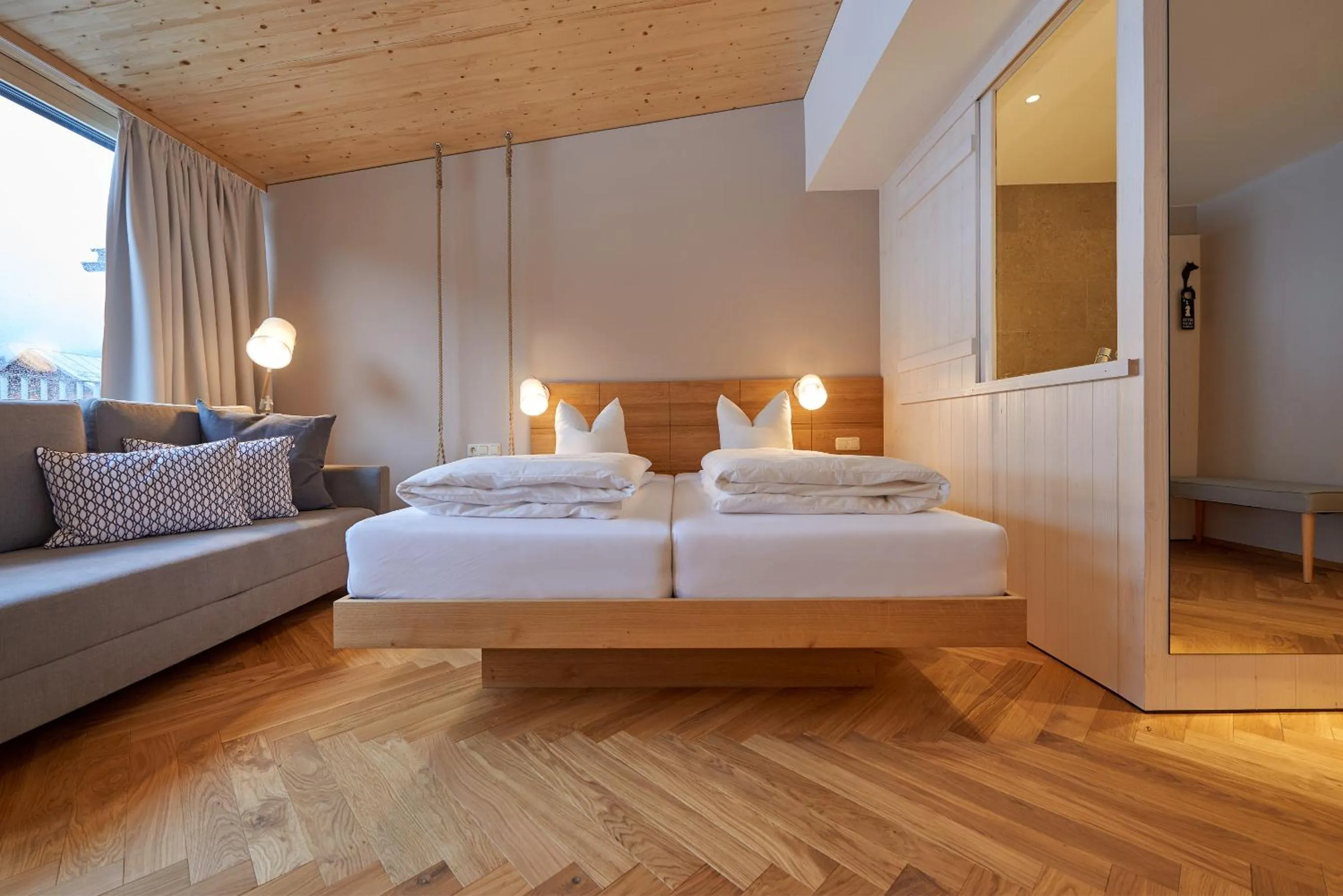 Bed in Hotel Rössle