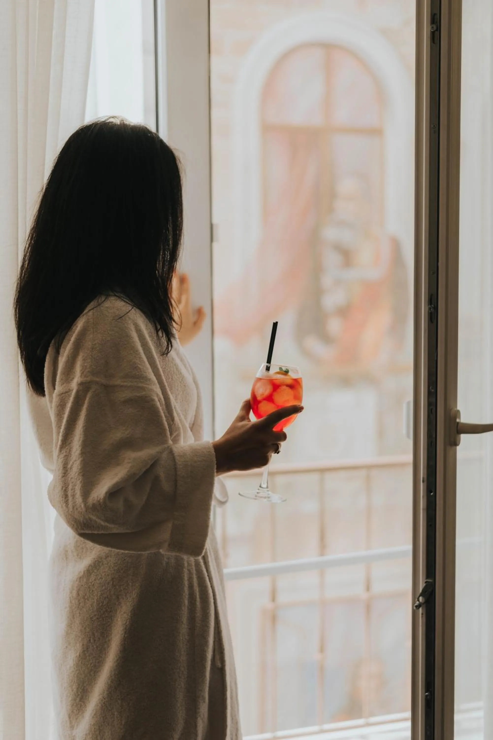 Inner courtyard view in Premier Geneva Hotel