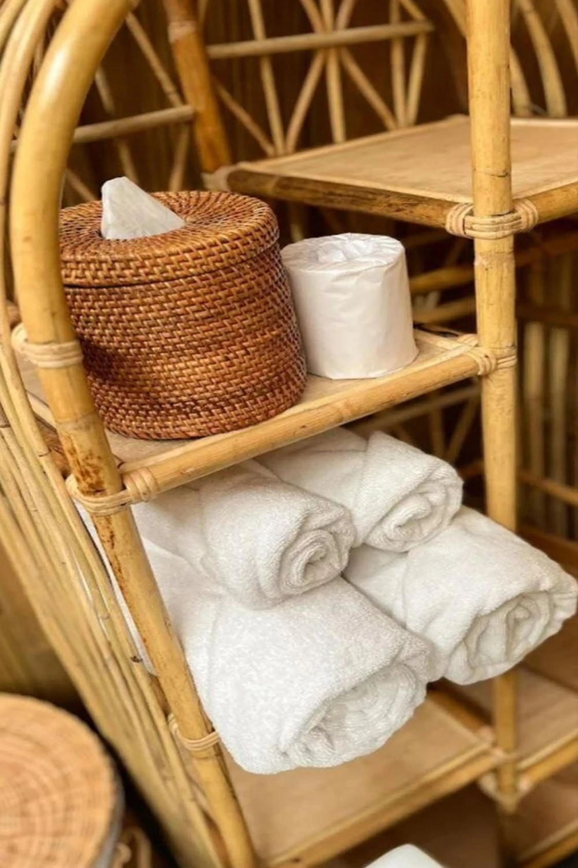 towels in Tiny ECO Bamboo Ubud