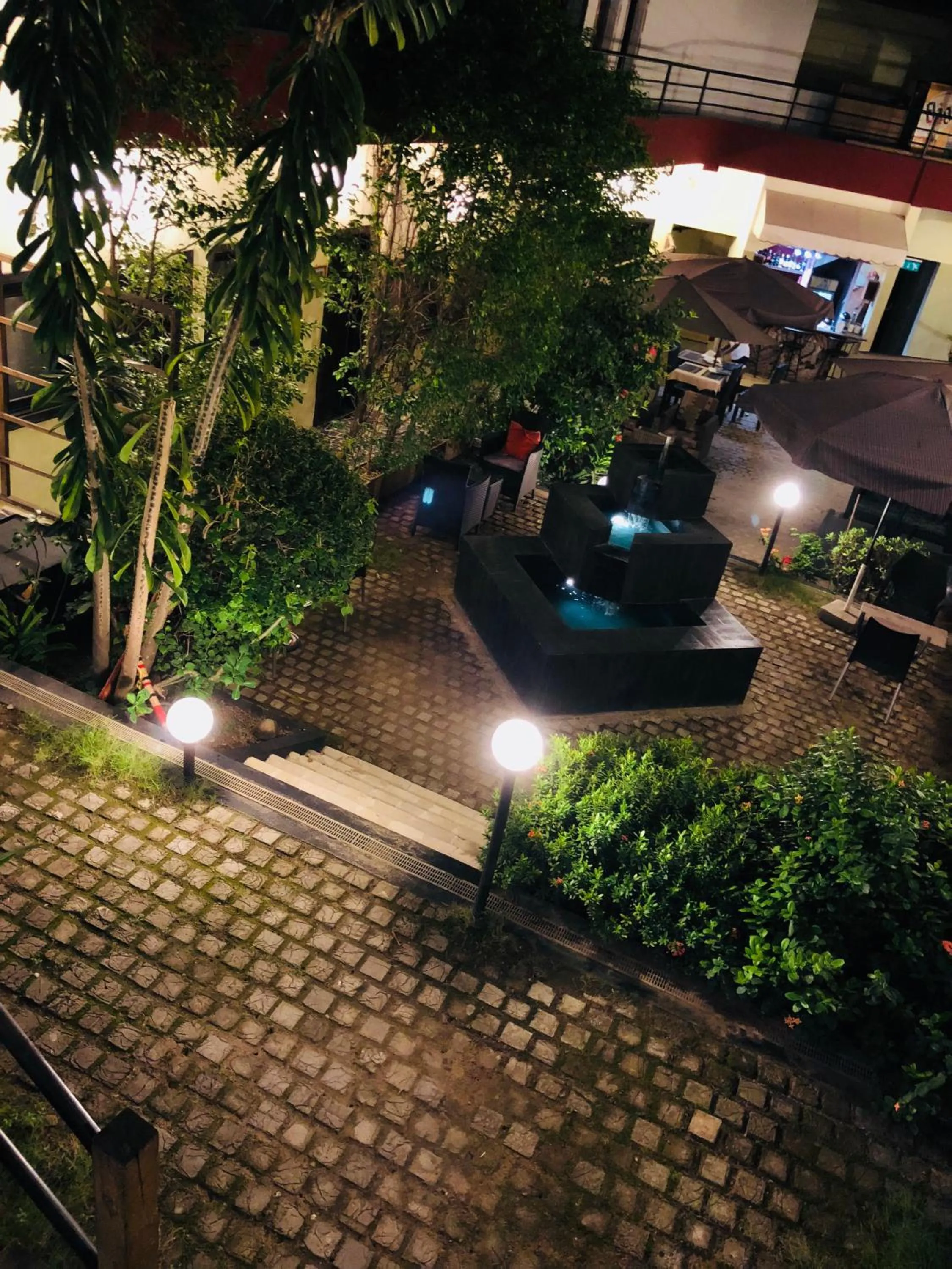 Garden view in Détente Hôtel