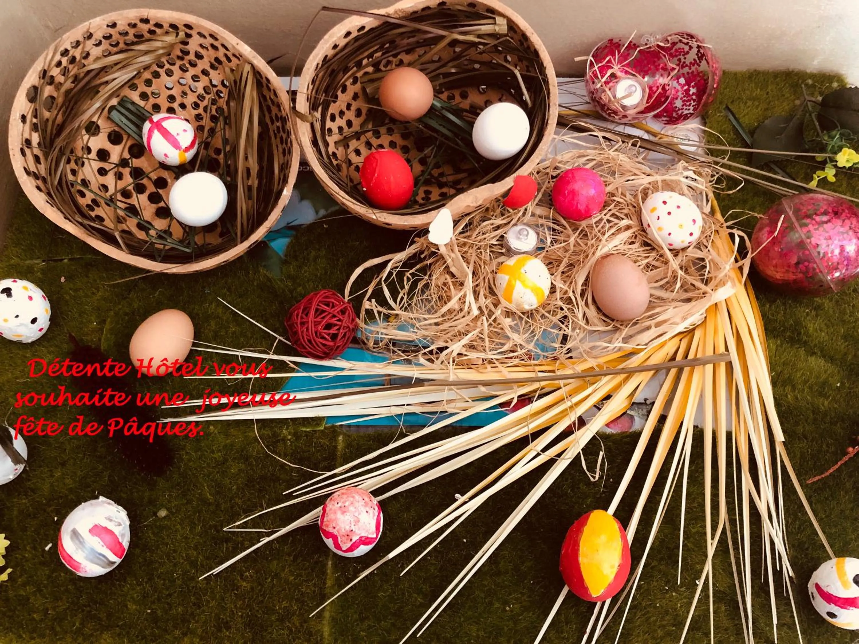 Decorative detail in Détente Hôtel