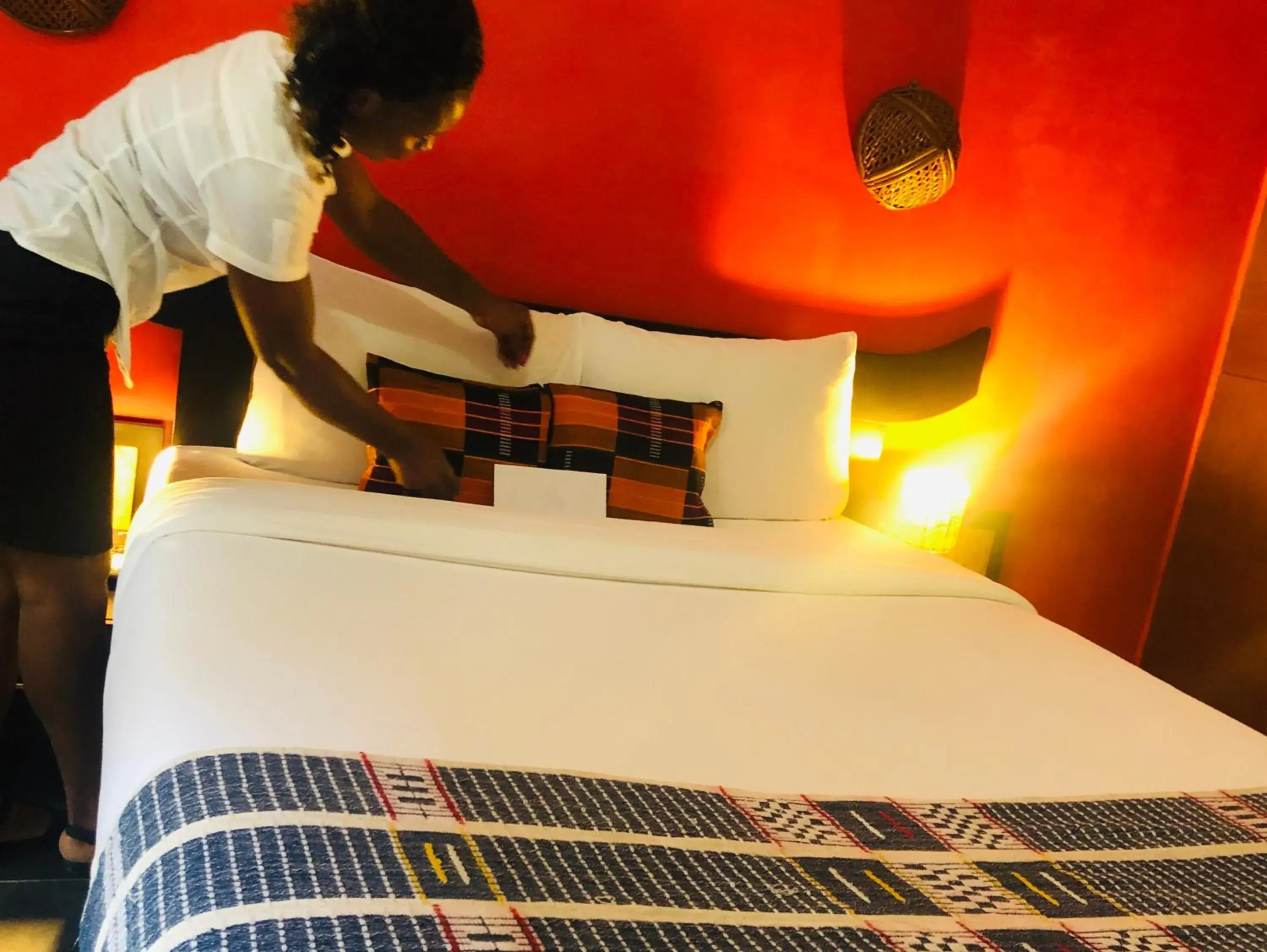 Staff, Bed in Détente Hôtel Staff, Bed in Détente Hôtel