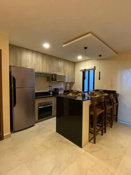 Kitchen/Kitchenette in Cacao Tulum departamentos