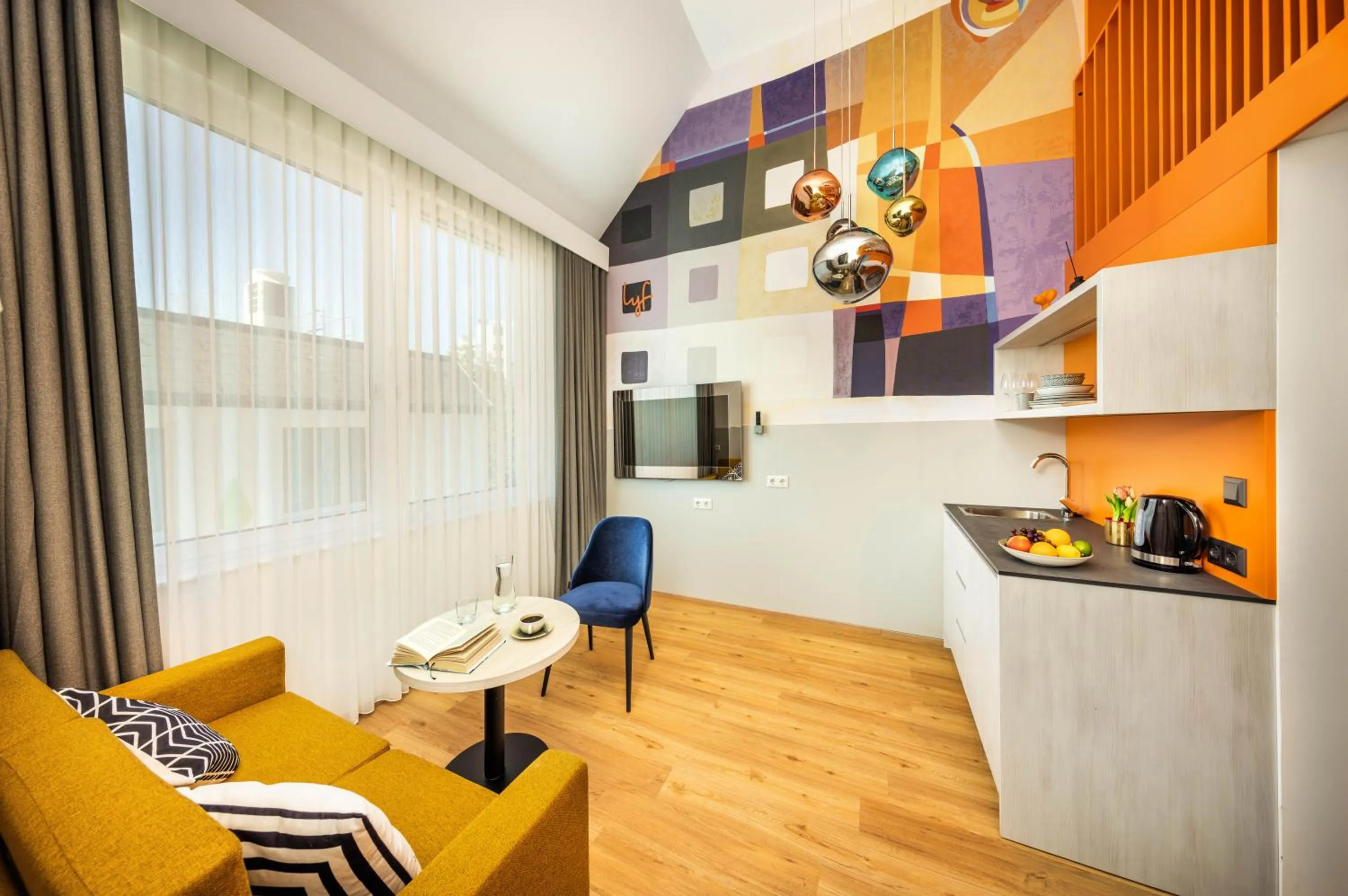 Living room in lyf Schönbrunn Vienna