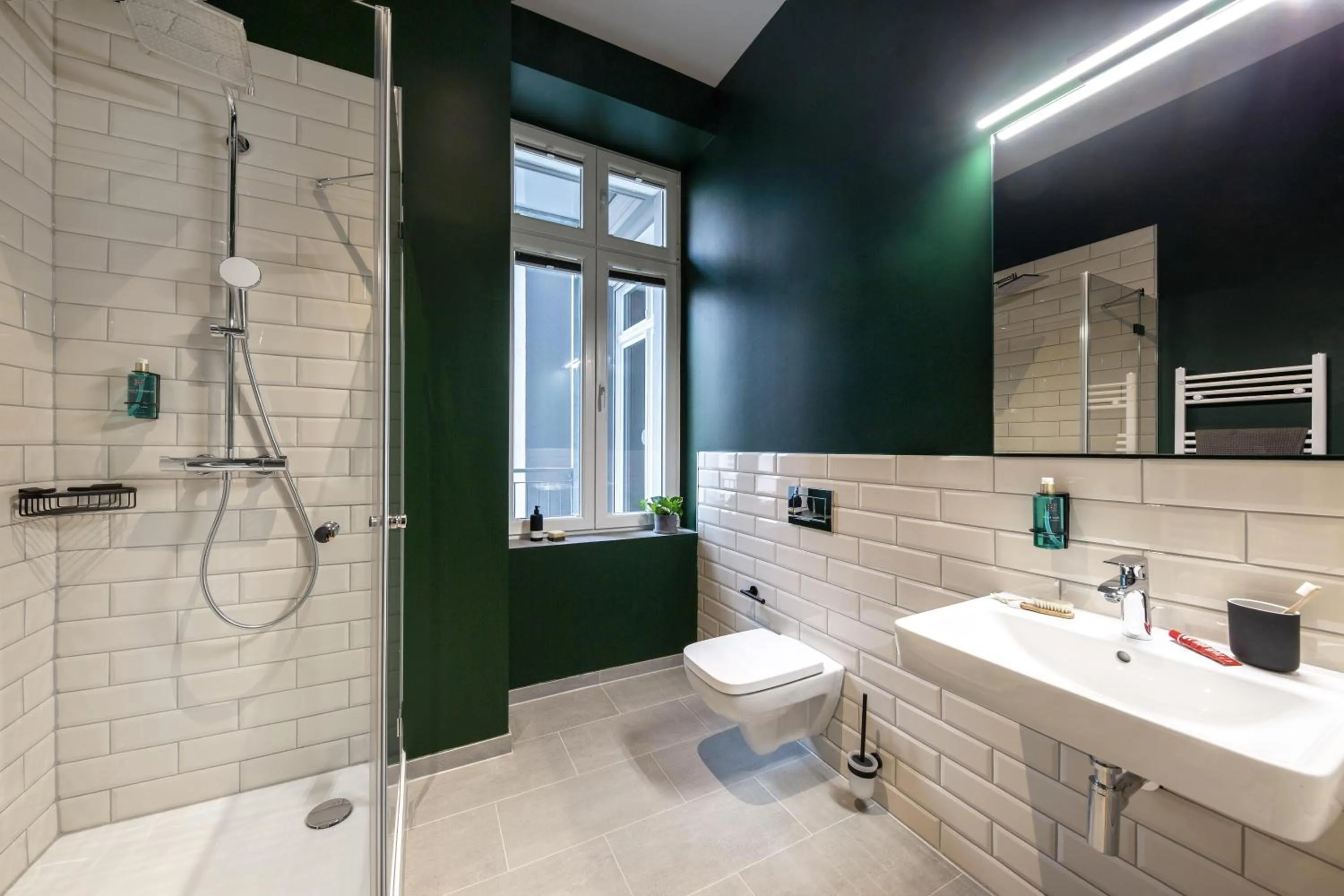 Bathroom in ipartment Berlin Mitte HOME by Best Western