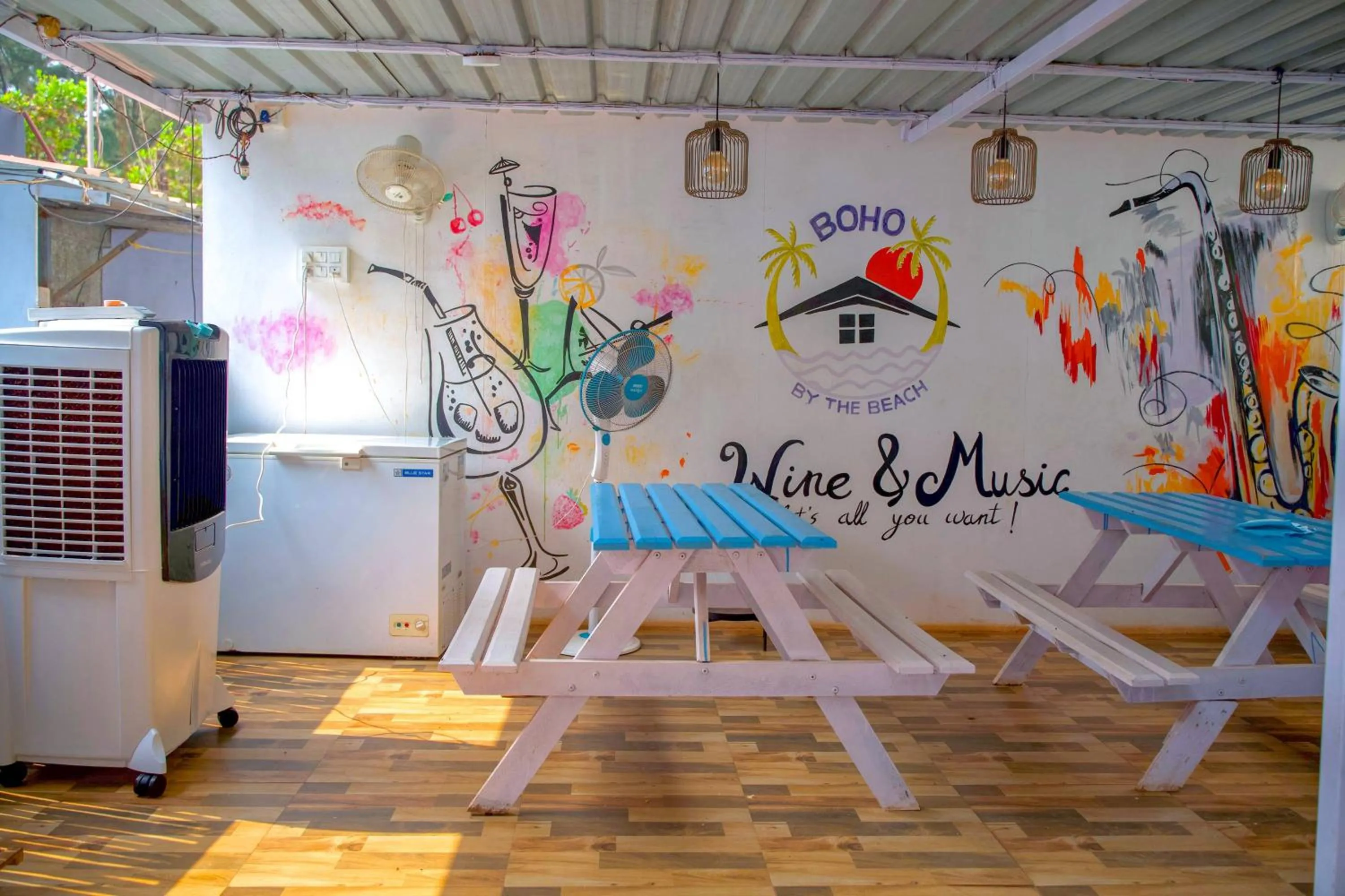 Dining area in BOHO BY THE BEACH Resort