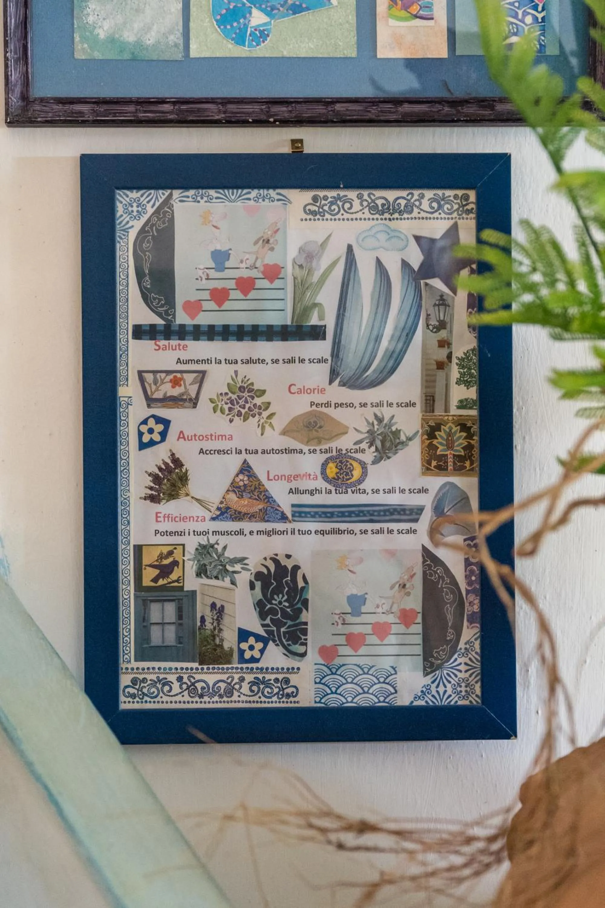 Decorative detail in Hotel Villa Rosa