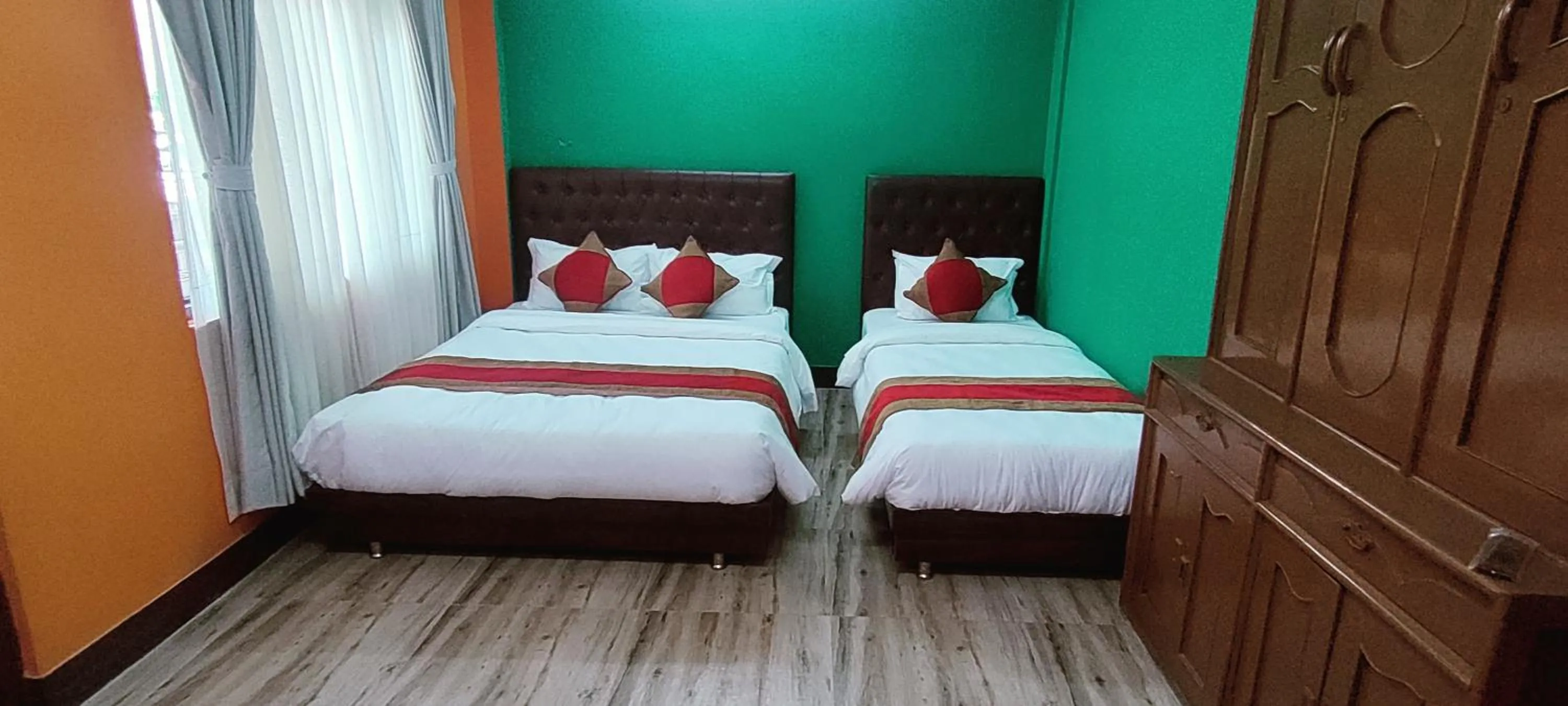 Photo of the whole room, Bed in Nepalaya Home Hostel