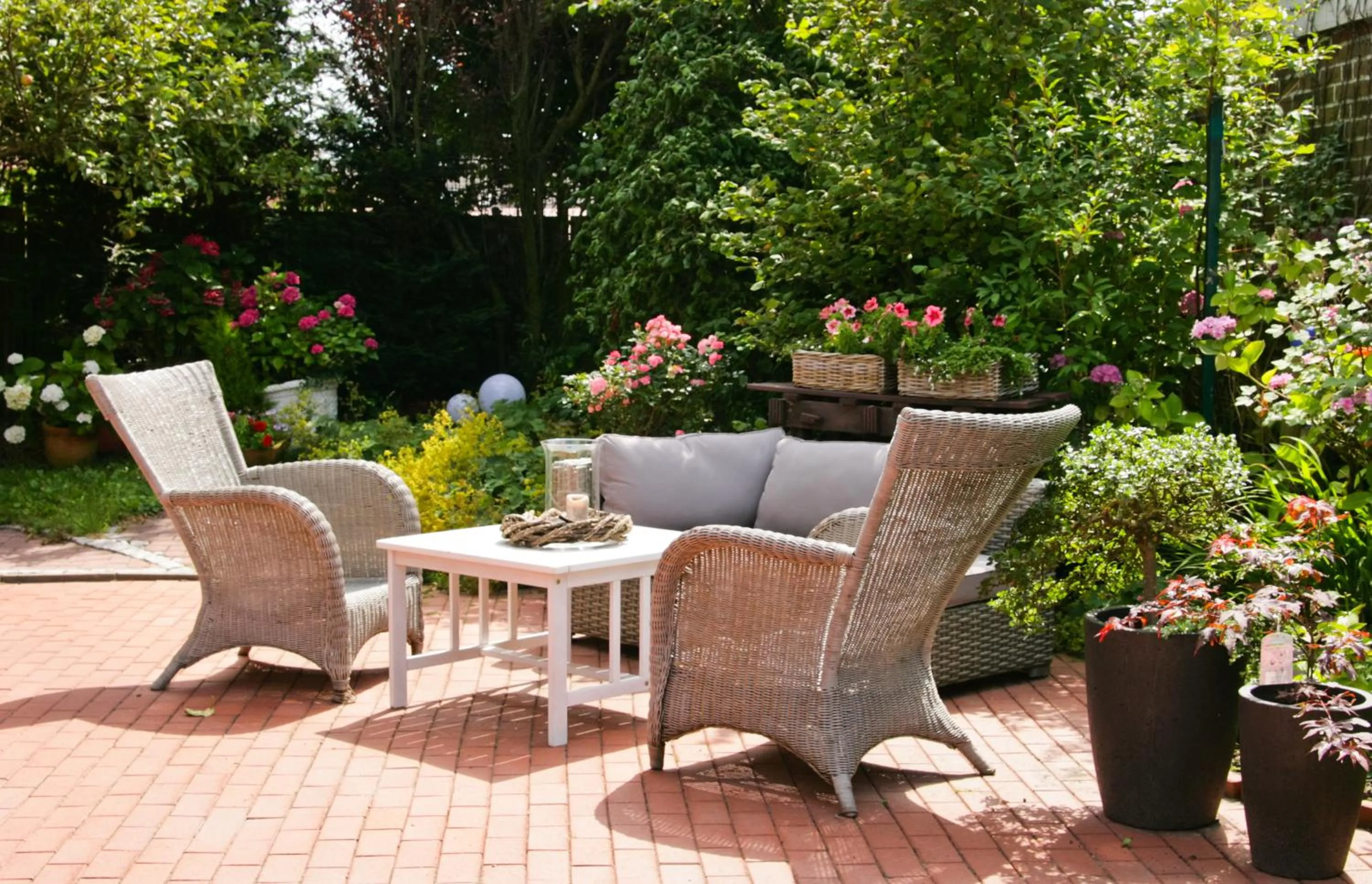 Garden in Landhaus Krabbe von Greetsiel