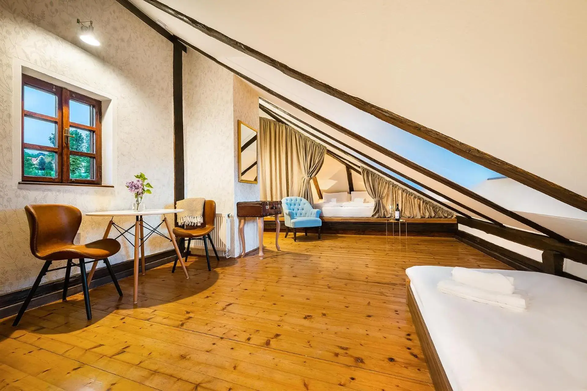 Quadruple Room with Private Bathroom in Pension Fortna Quadruple Room with Private Bathroom in Pension Fortna